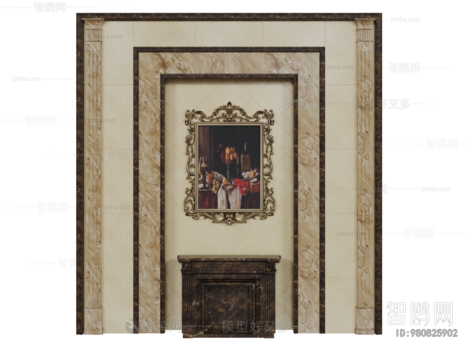 French Style TV Wall