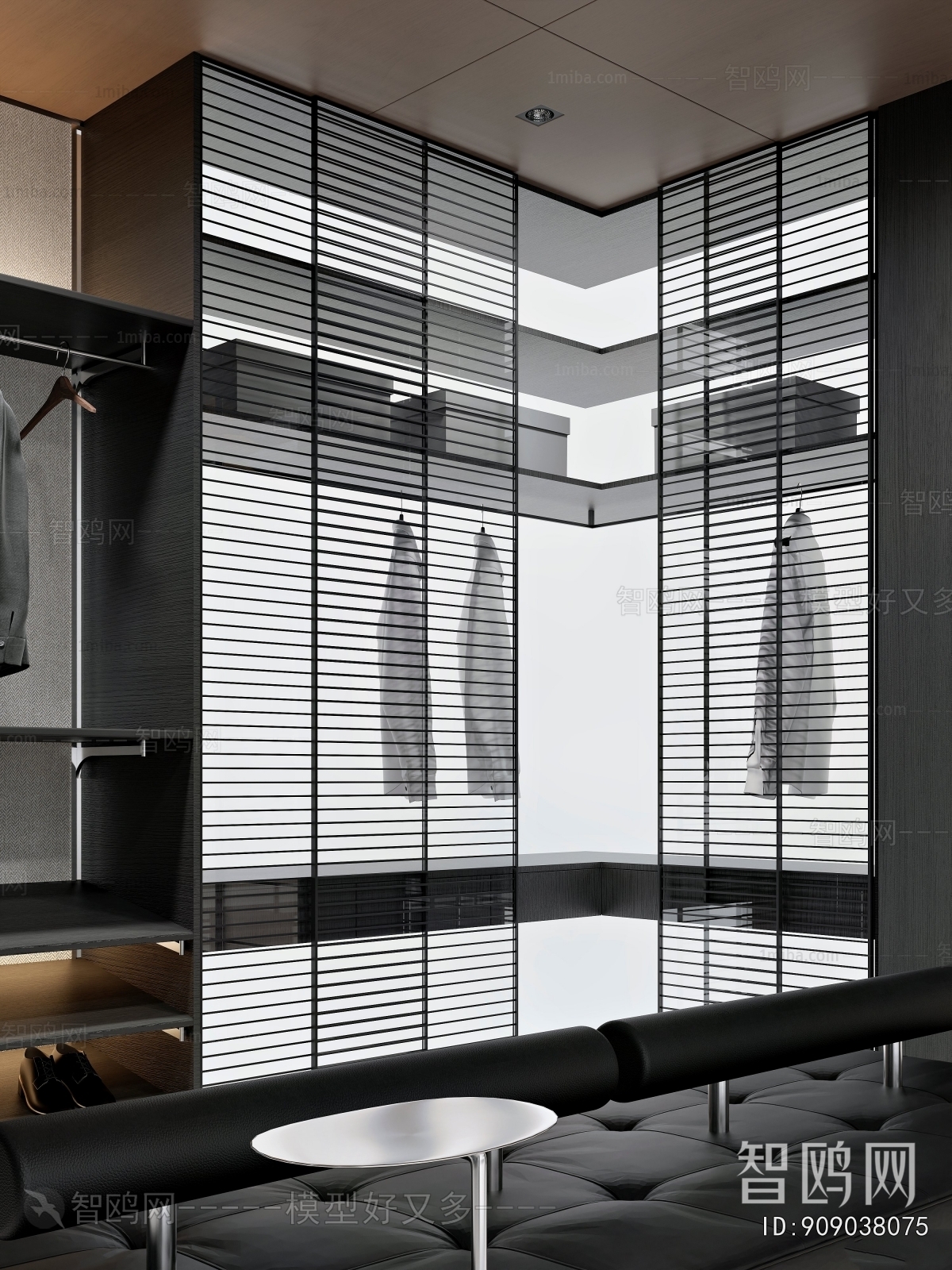 Modern Clothes Storage Area