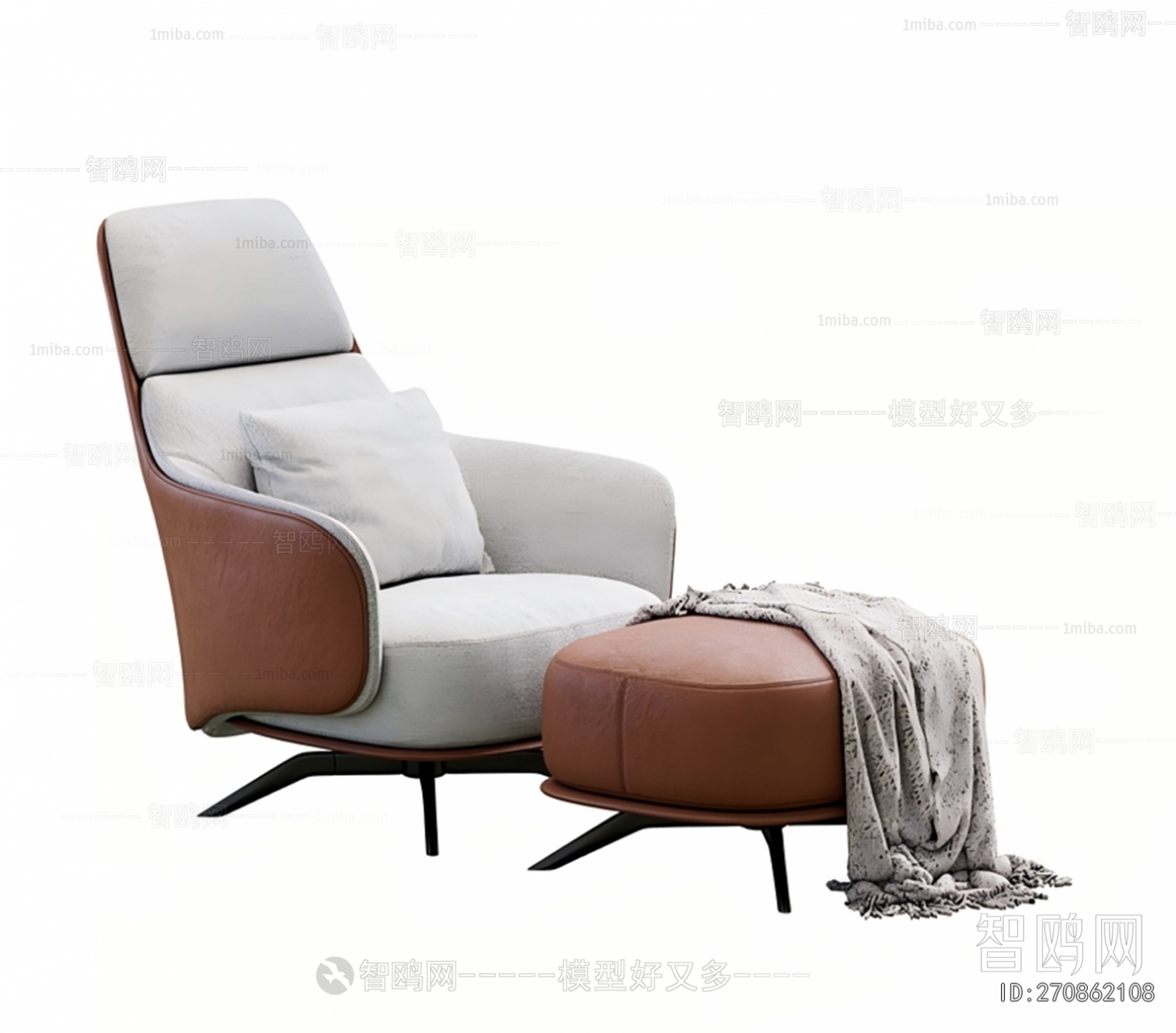 现代意式休闲椅