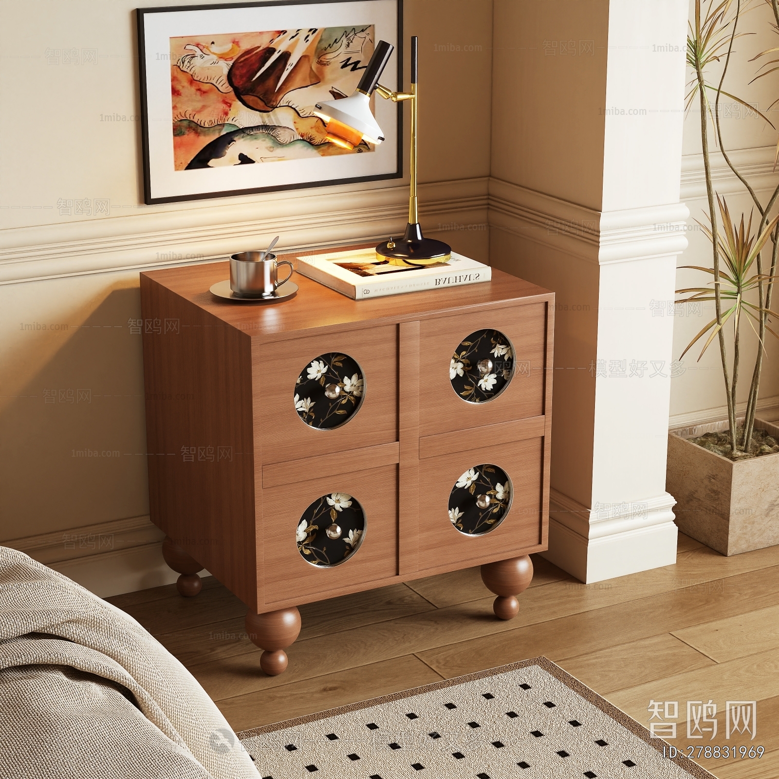 Modern Bedside Cupboard