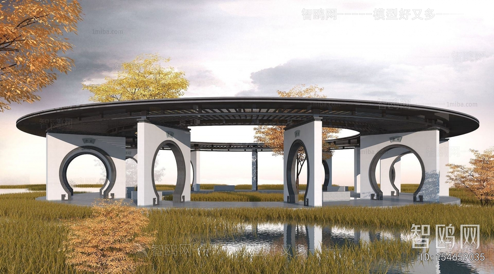 New Chinese Style Gallery Frame