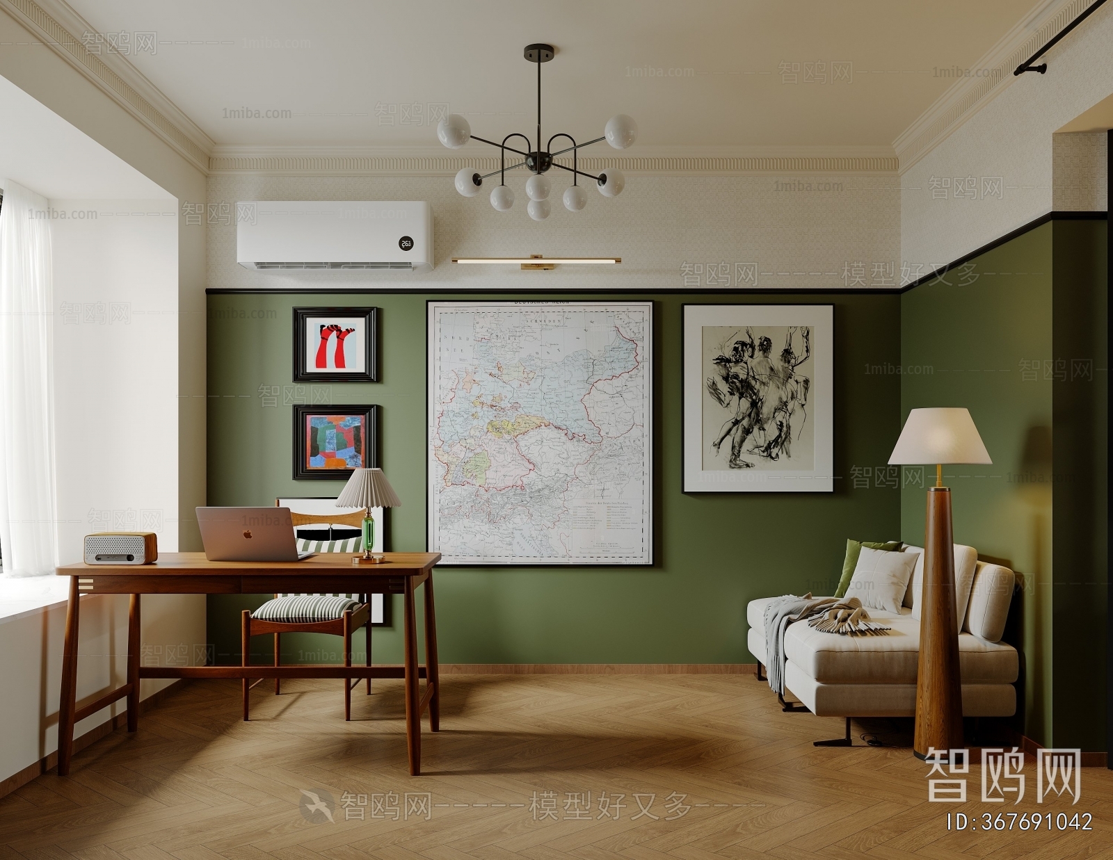 French Style Study Space