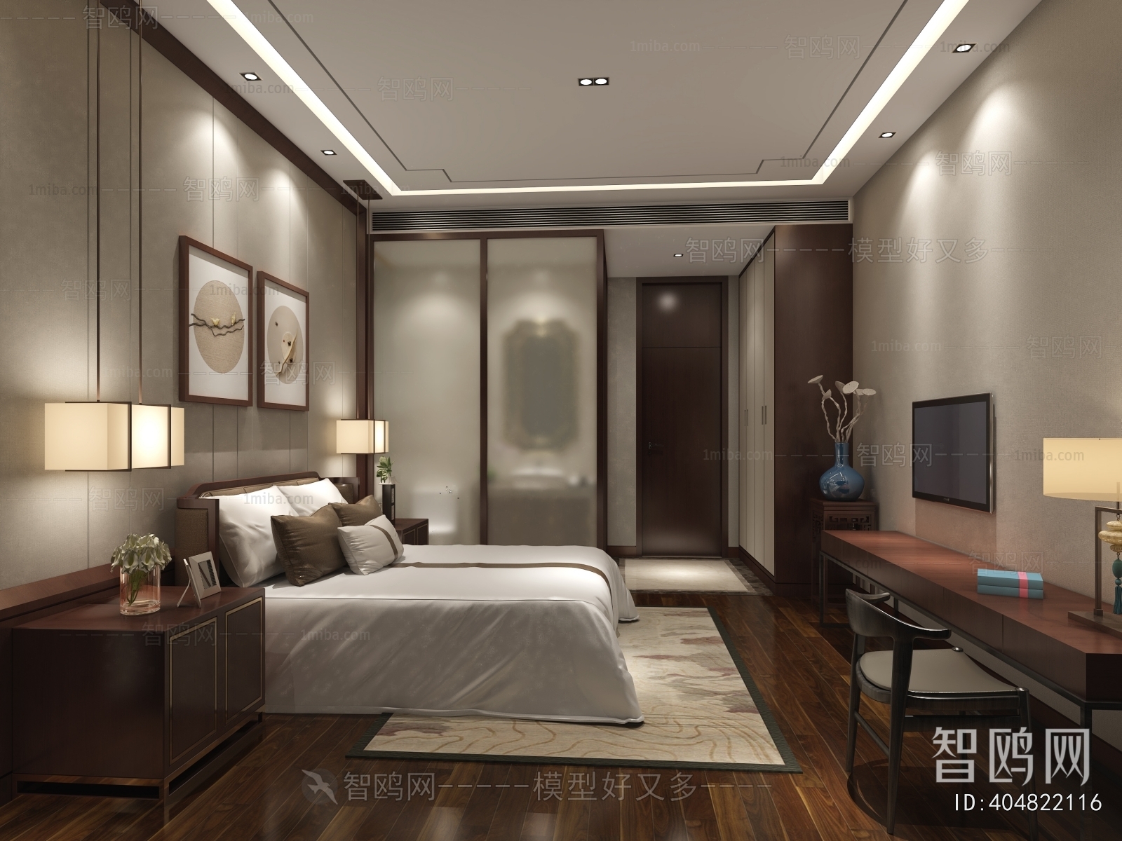 New Chinese Style Guest Room