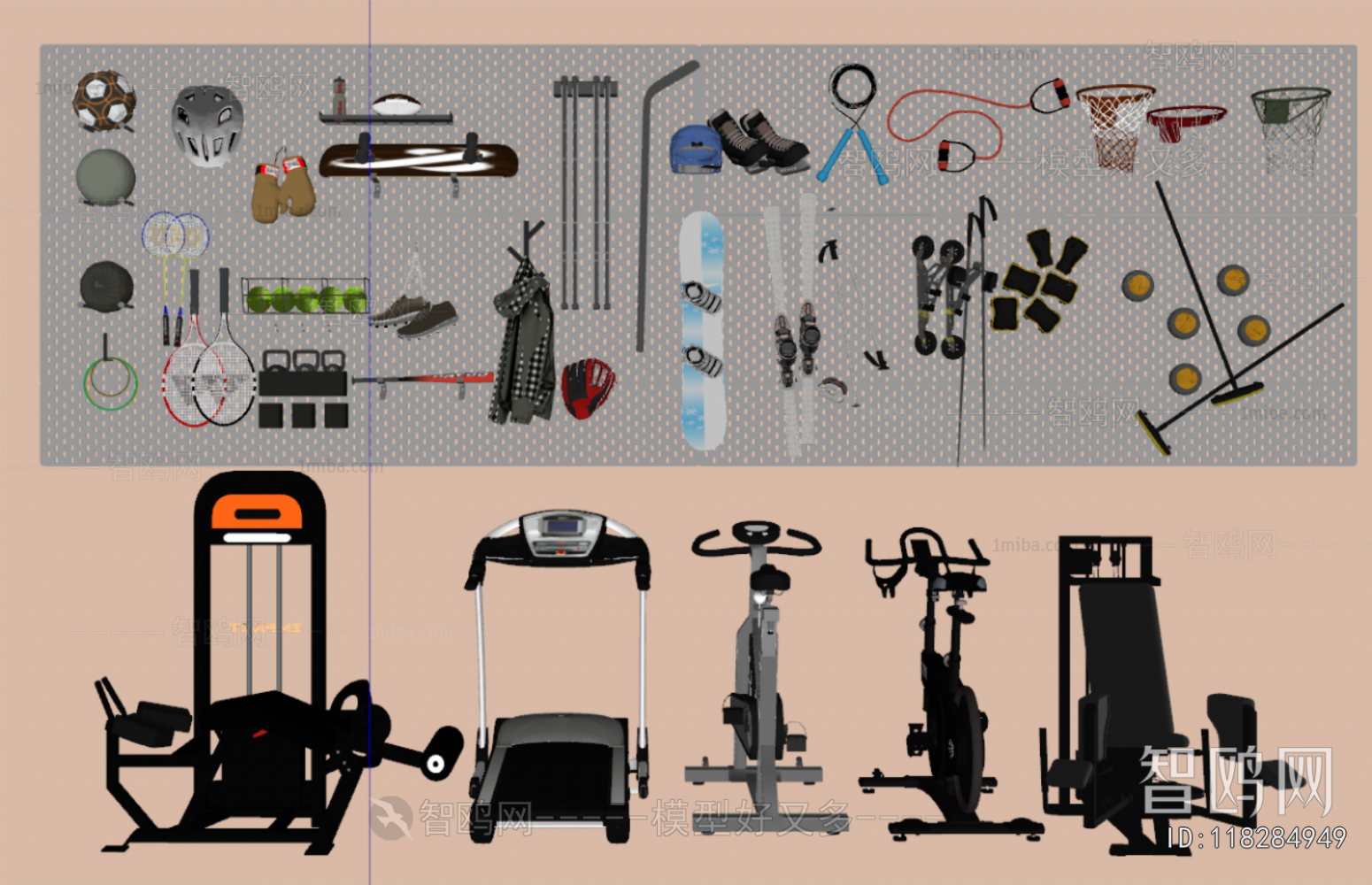 Modern Fitness Equipment