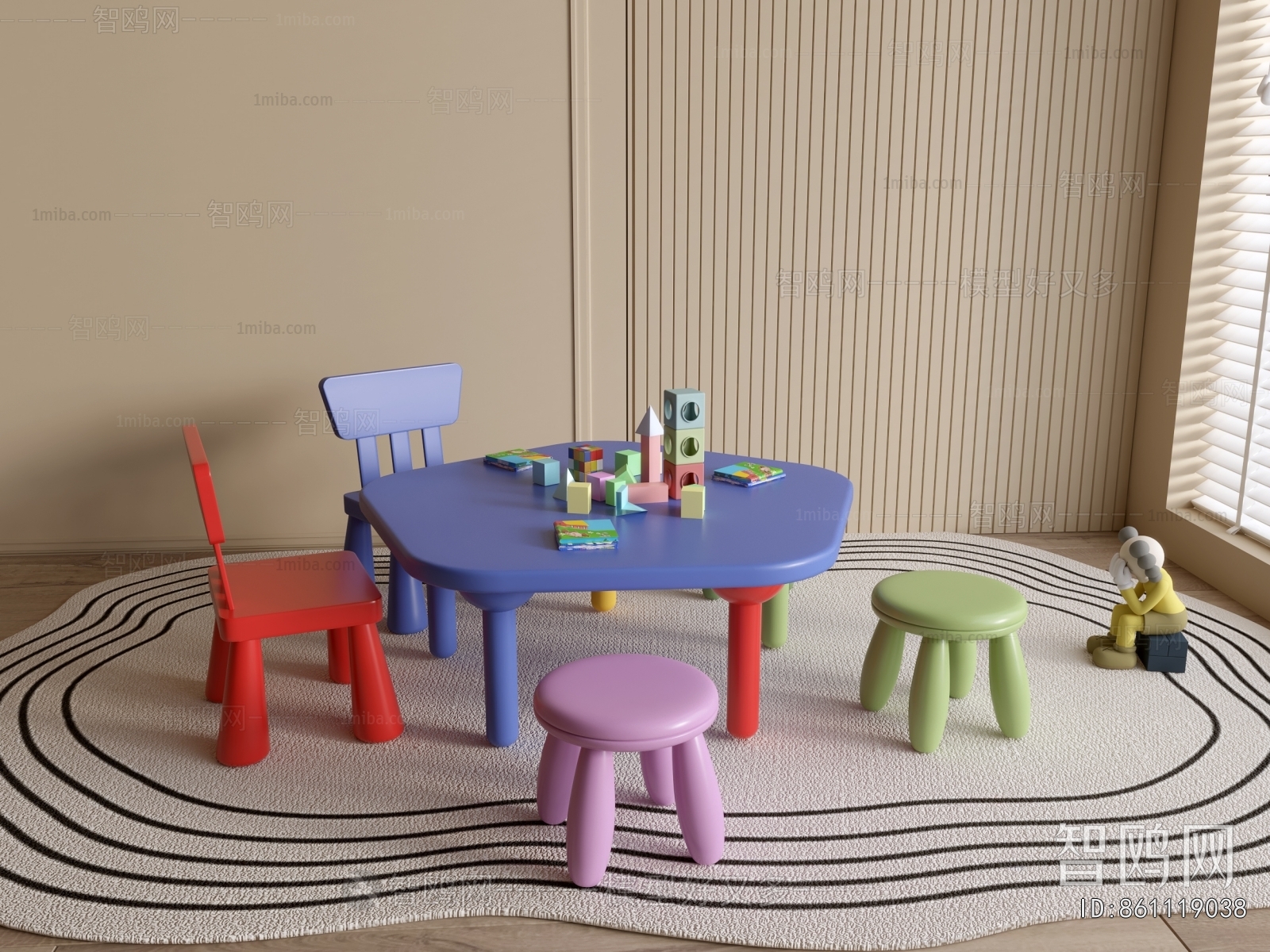 Modern Children's Table/chair