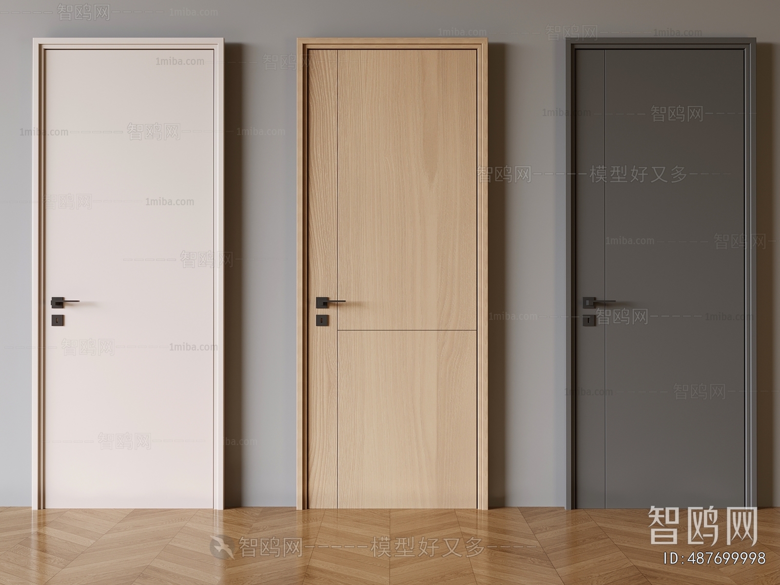 Modern Single Door