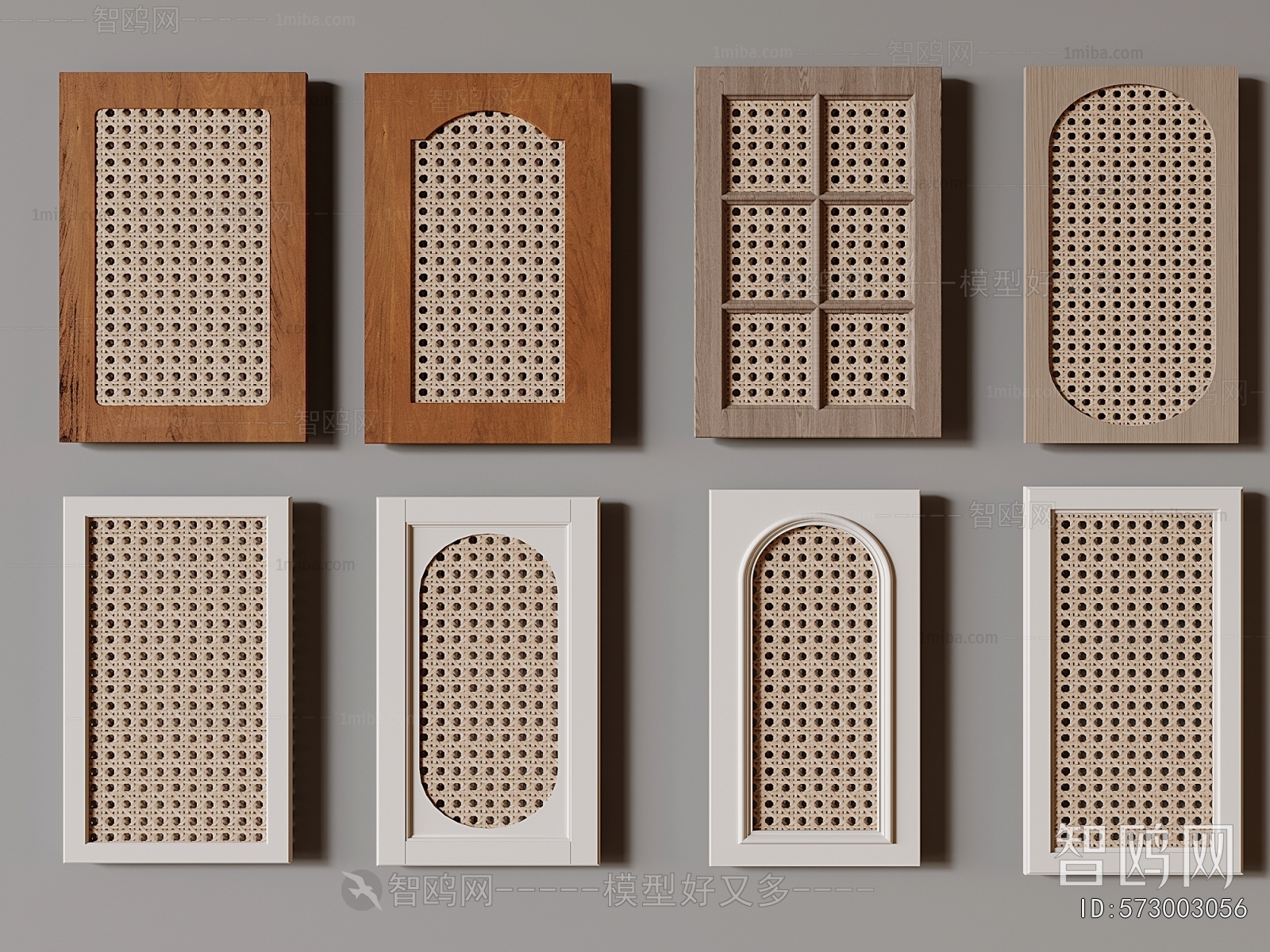 Wabi-sabi Style Door Panel