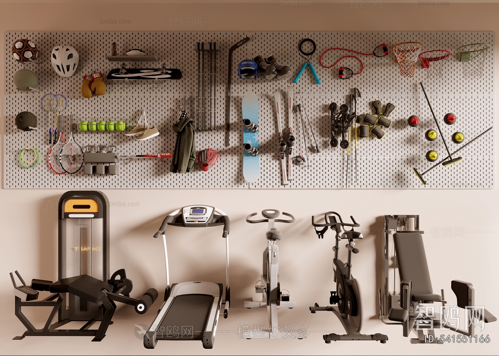 Modern Fitness Equipment