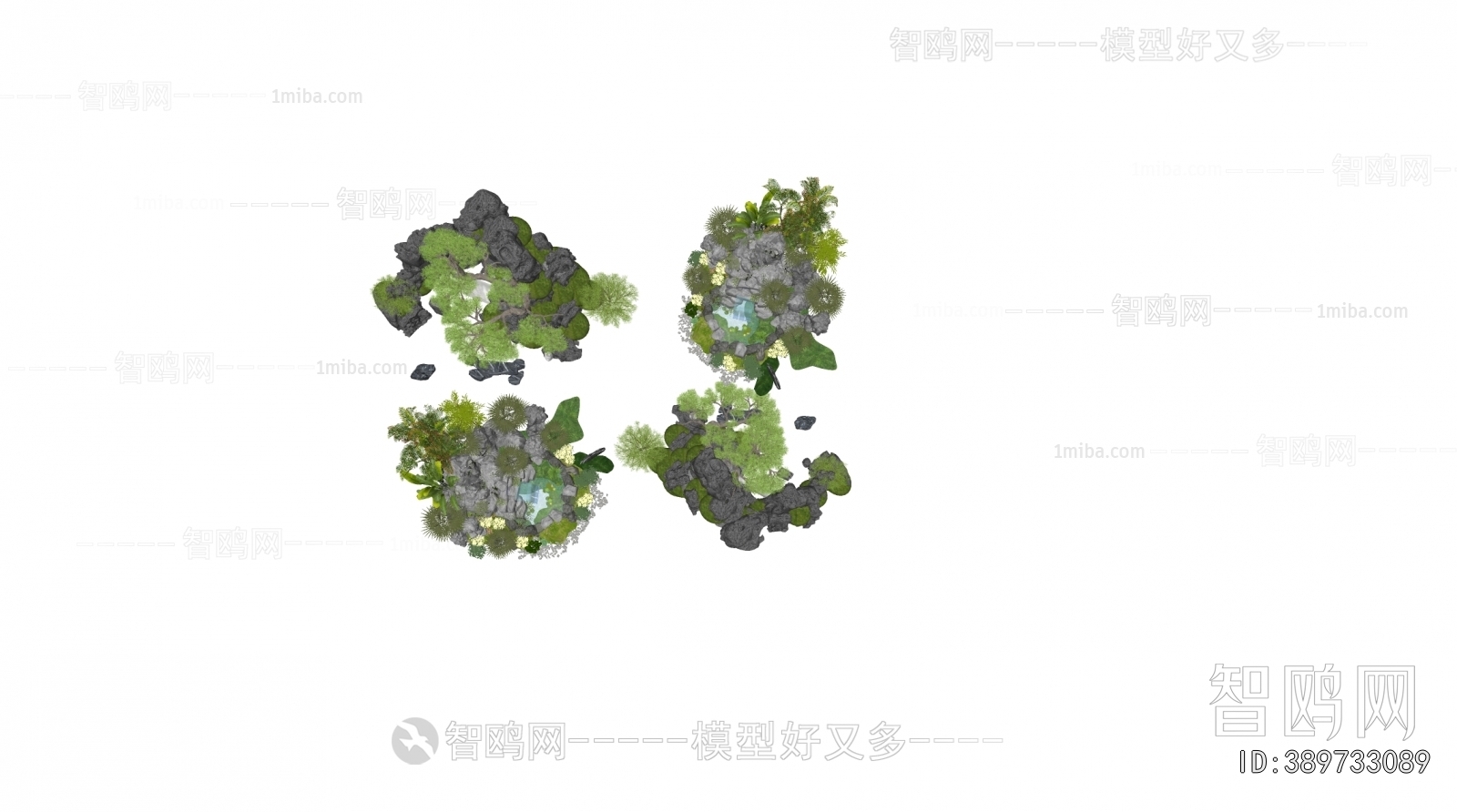 Modern Rockery Waterscape