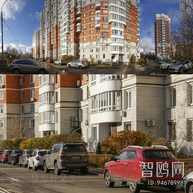 街道建筑外景