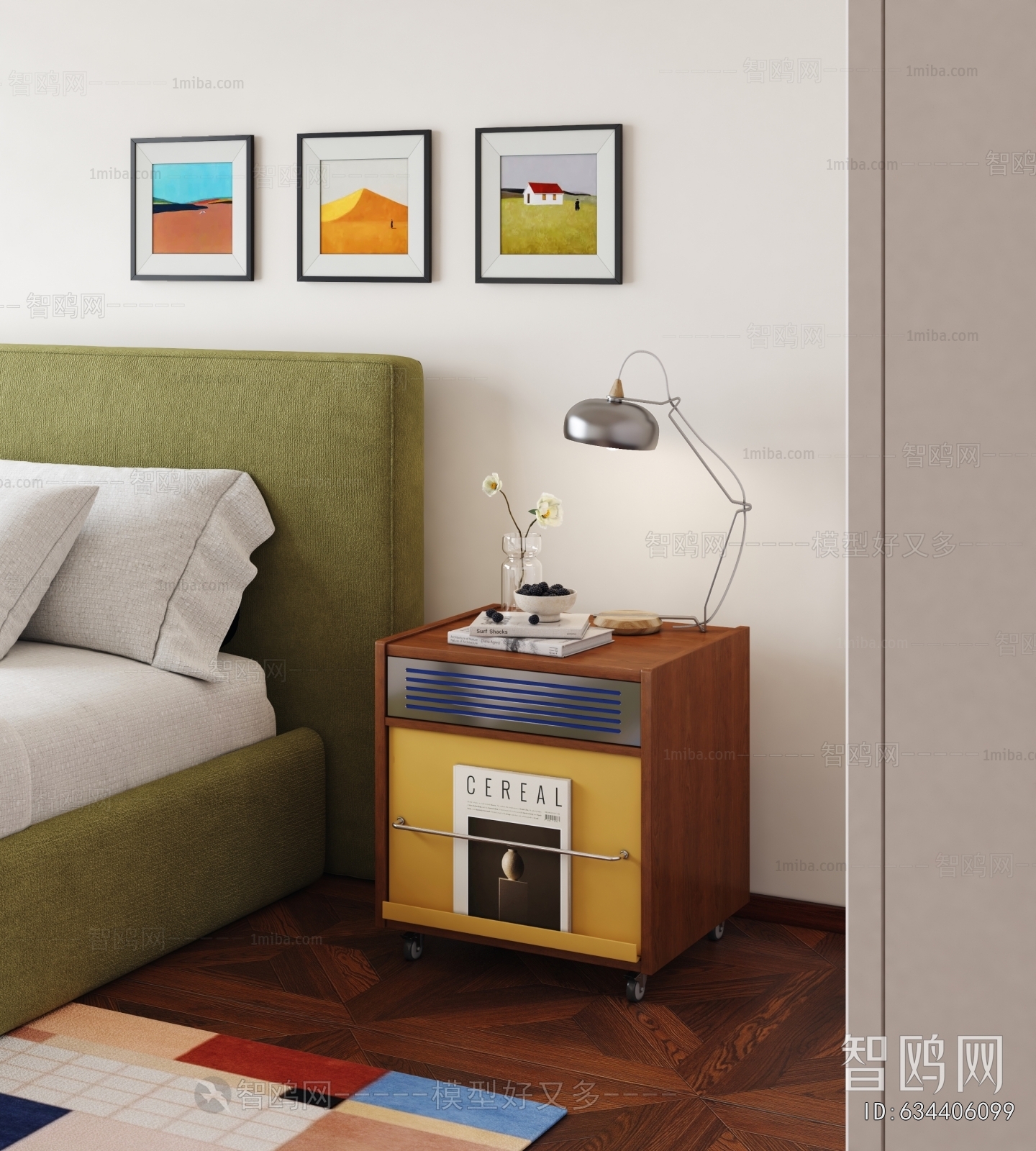 Modern Bedside Cupboard