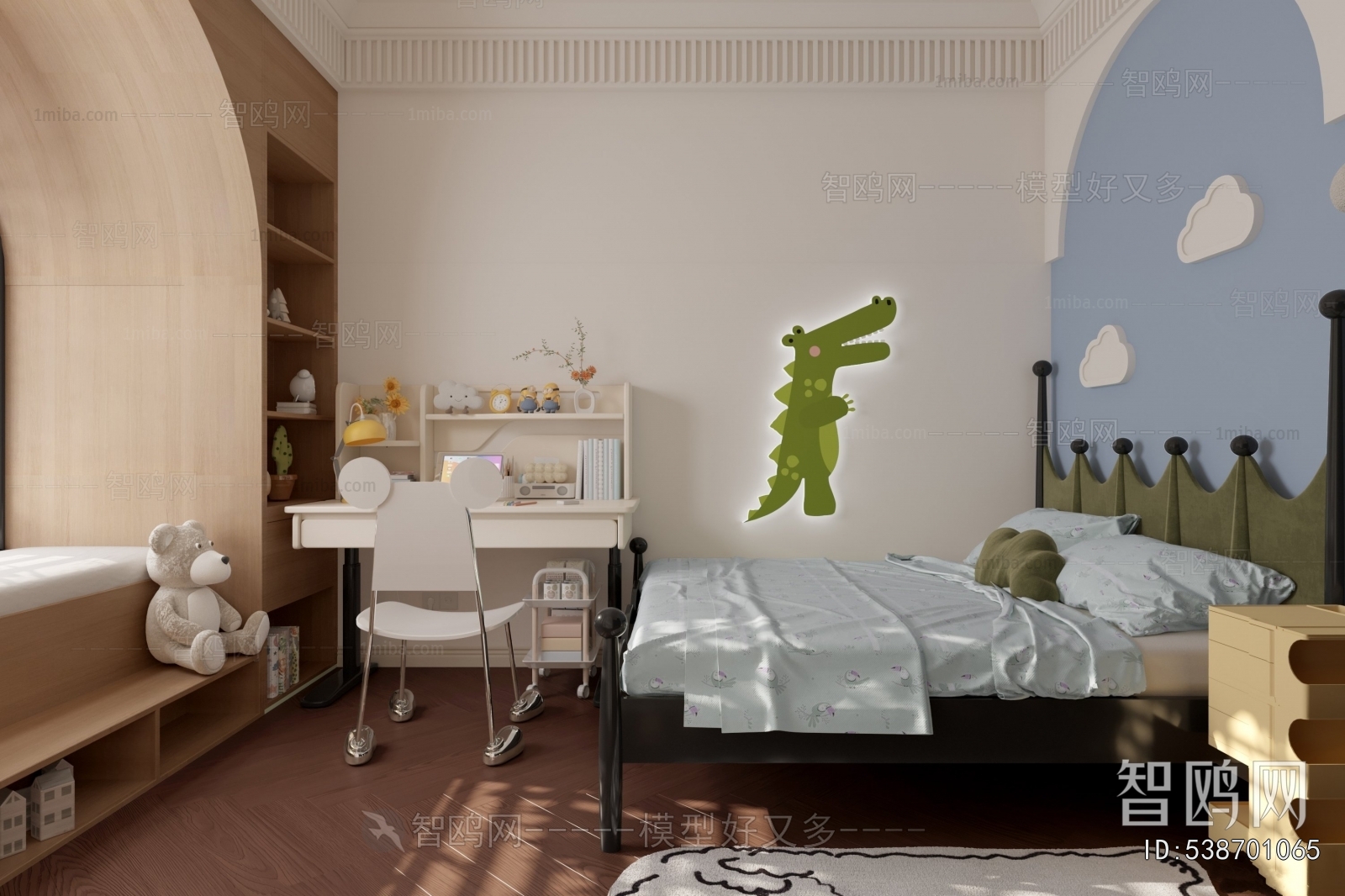 Modern Boy's Room And Son's Room
