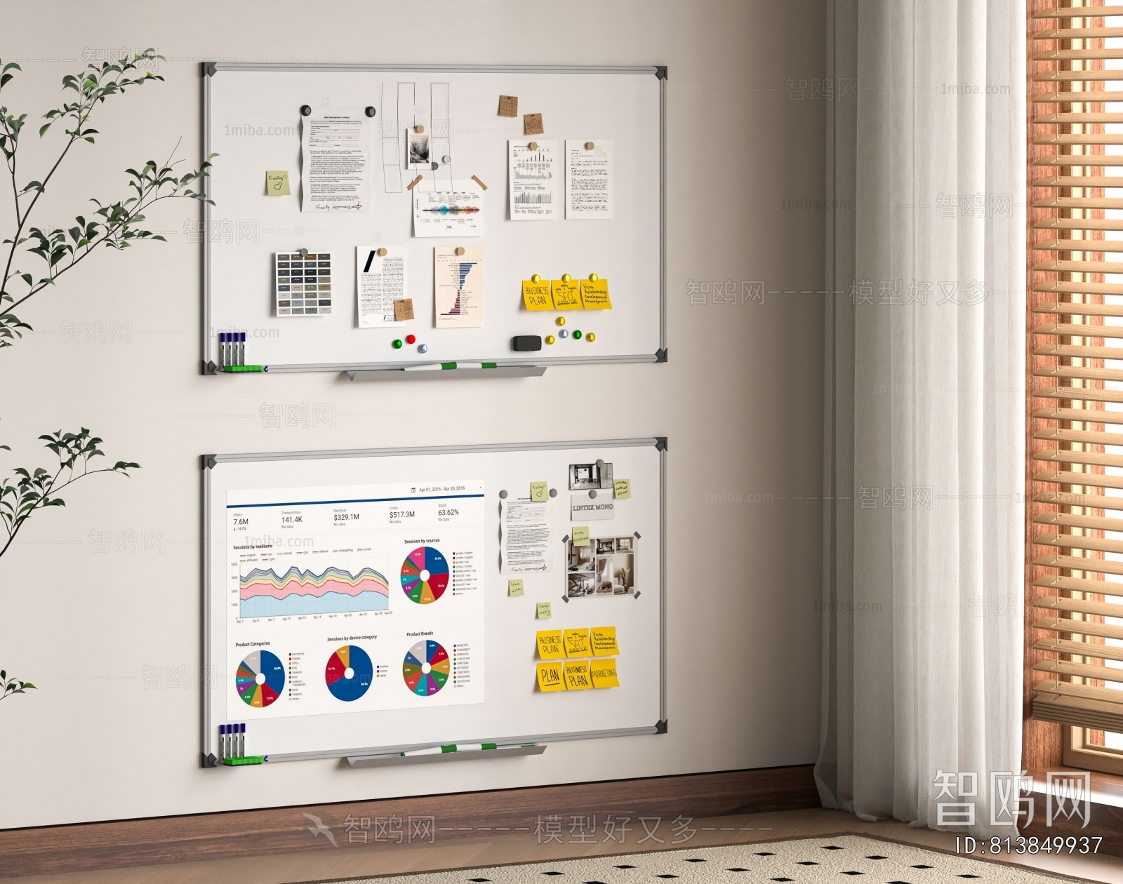 Modern Blackboard/whiteboard