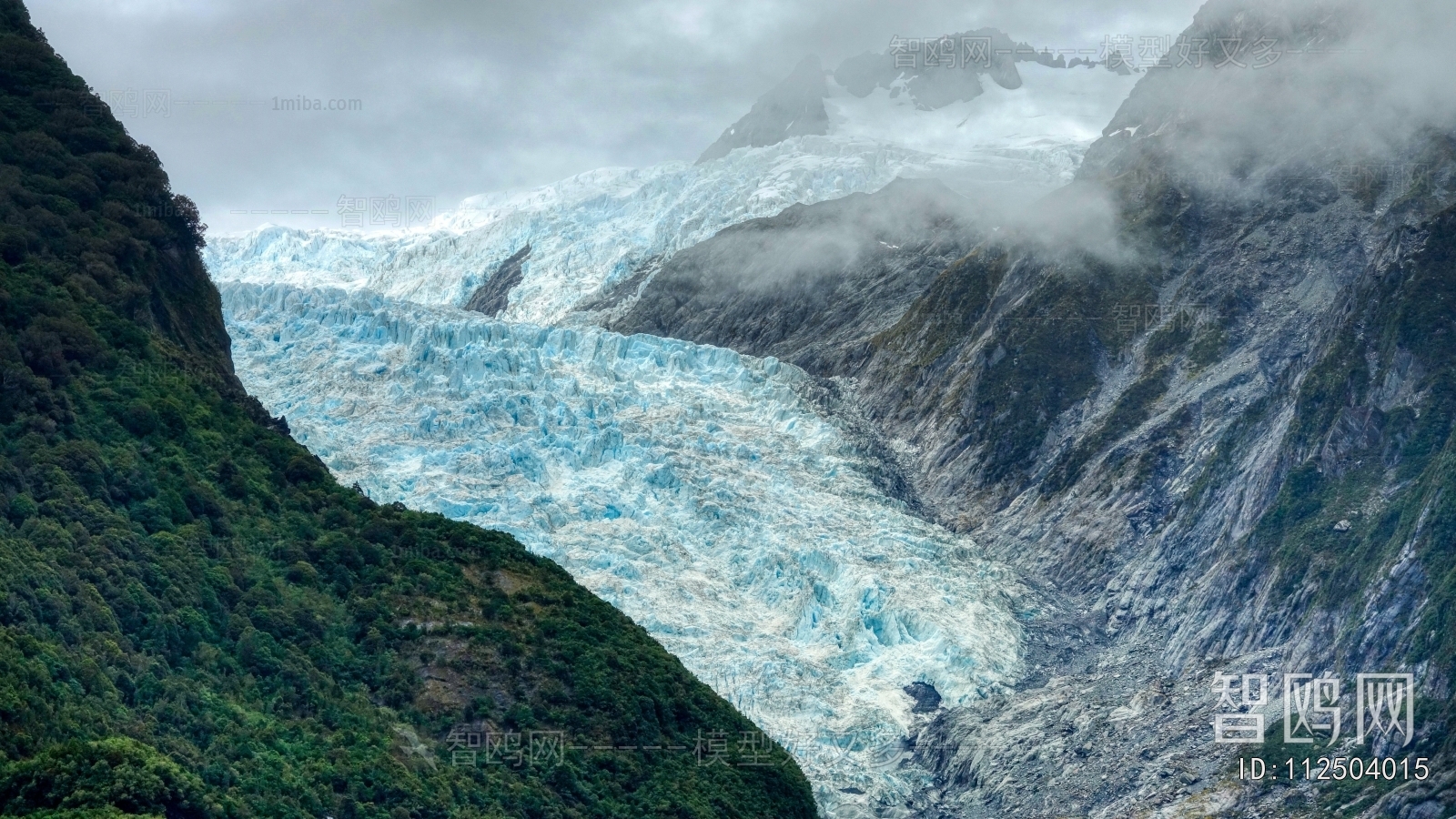 雪山山水风景