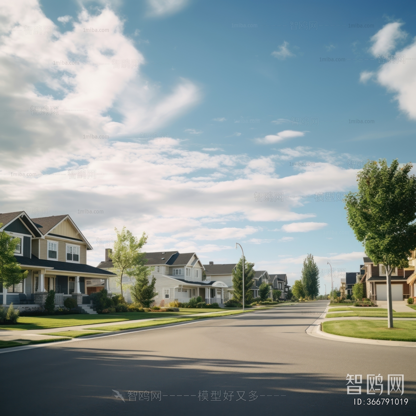 现代公路街景街道外景