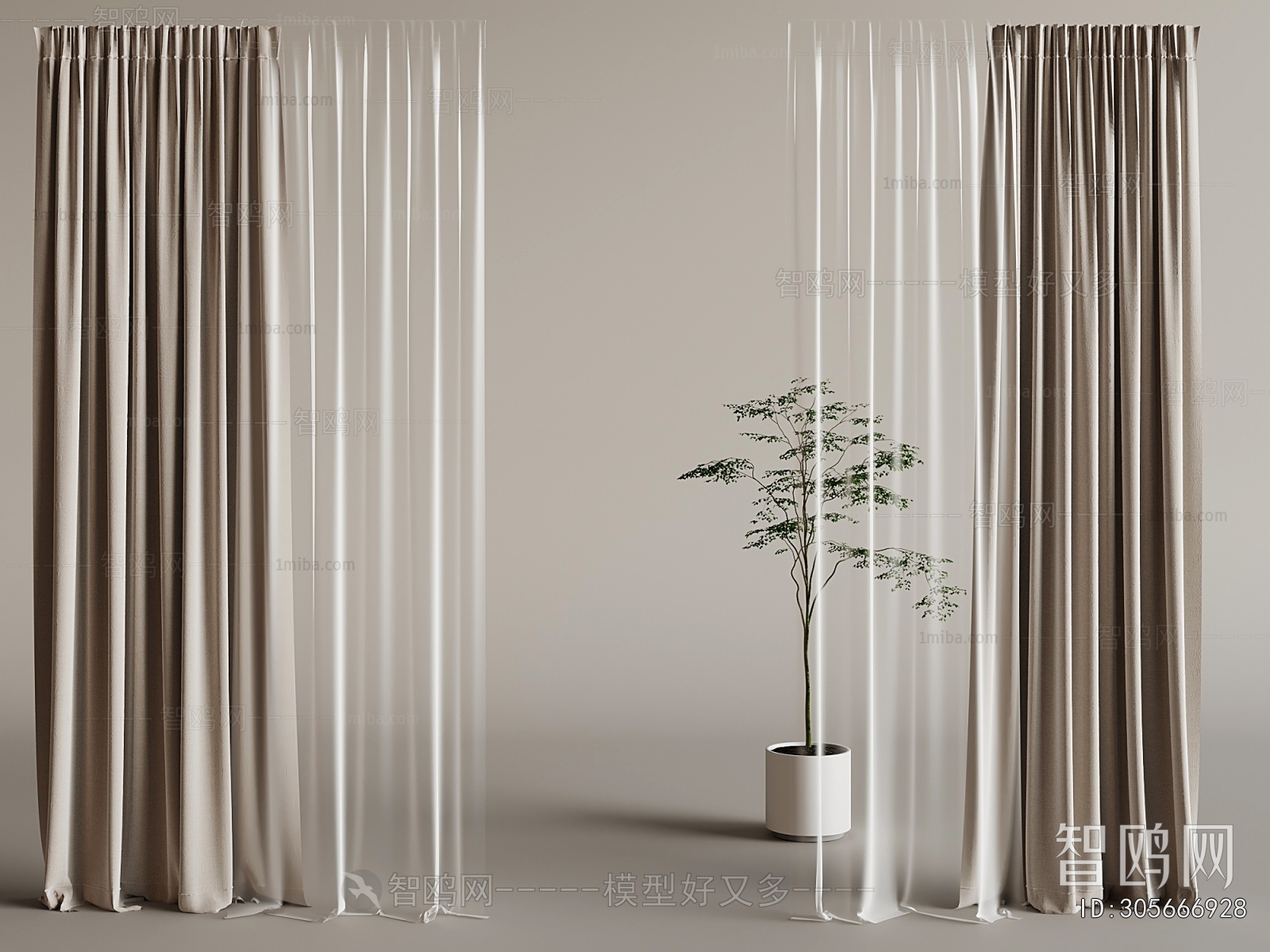 Modern The Curtain