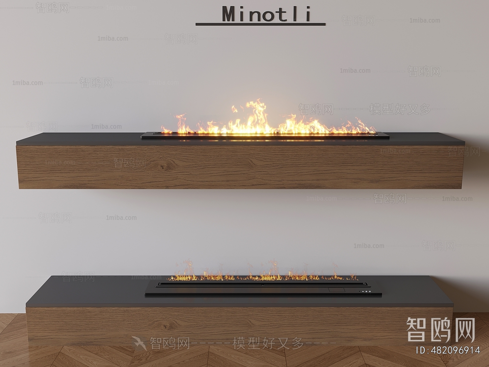 Modern Electronic Fireplace