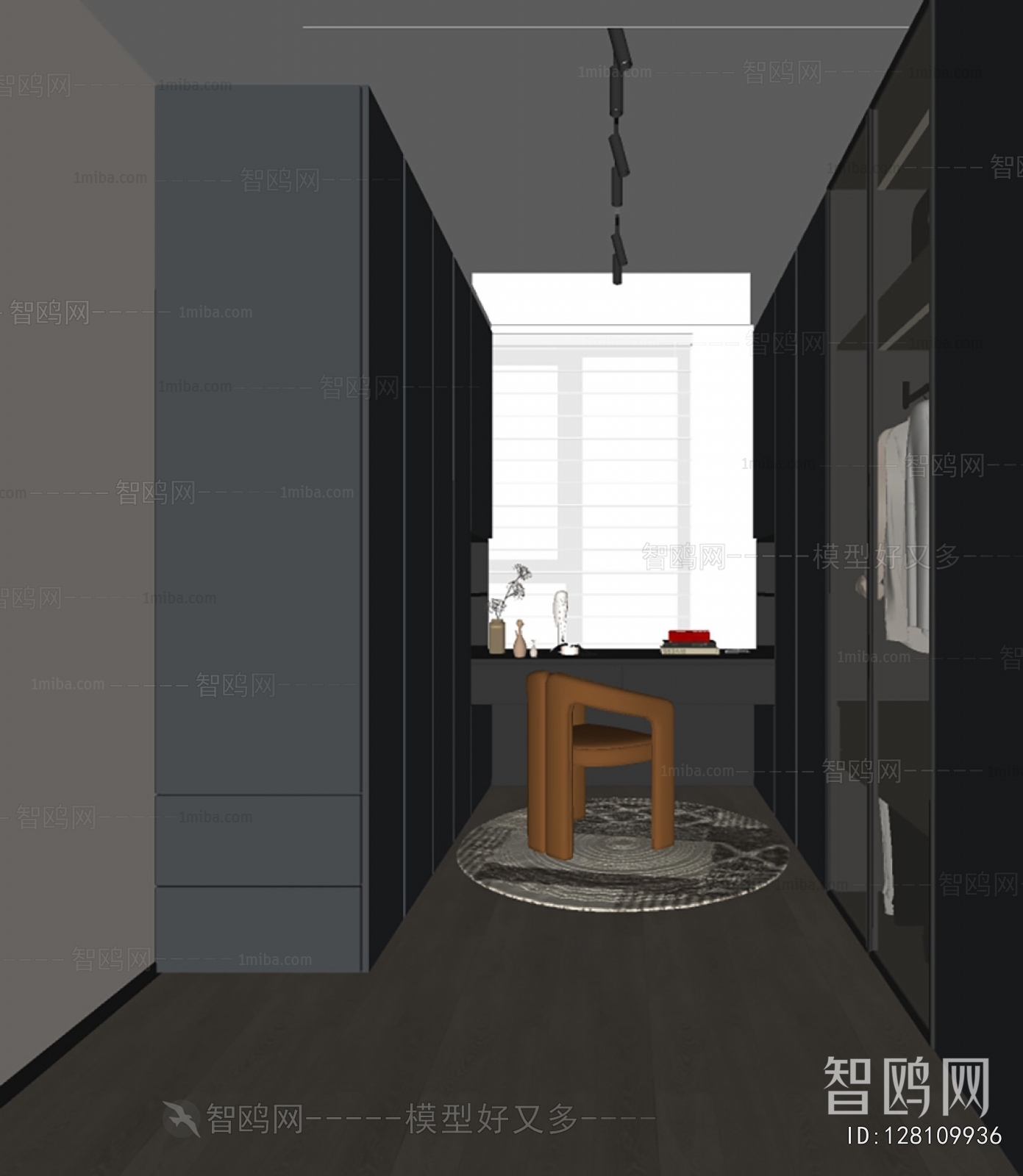 Modern Clothes Storage Area