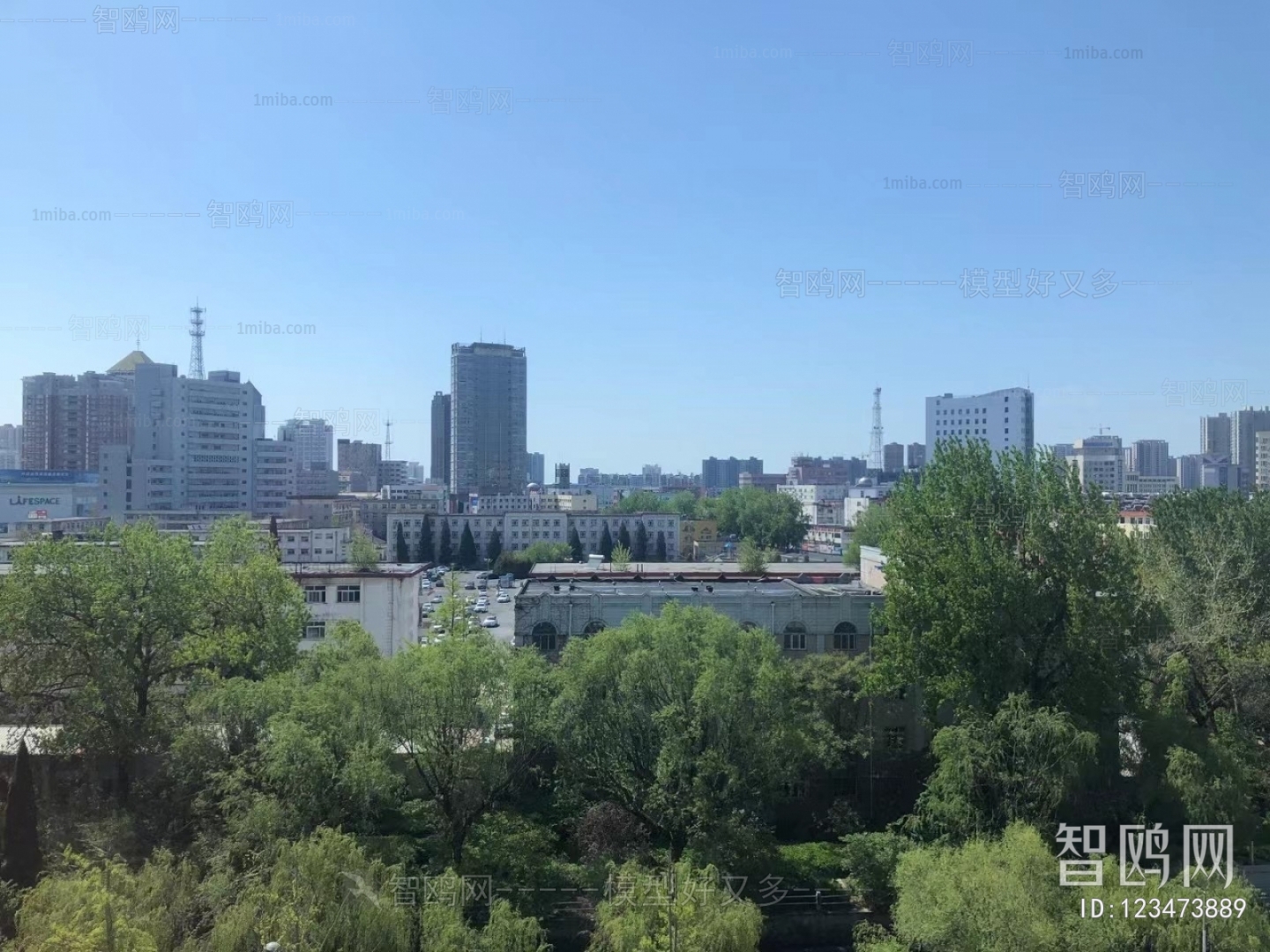 现代城市外景