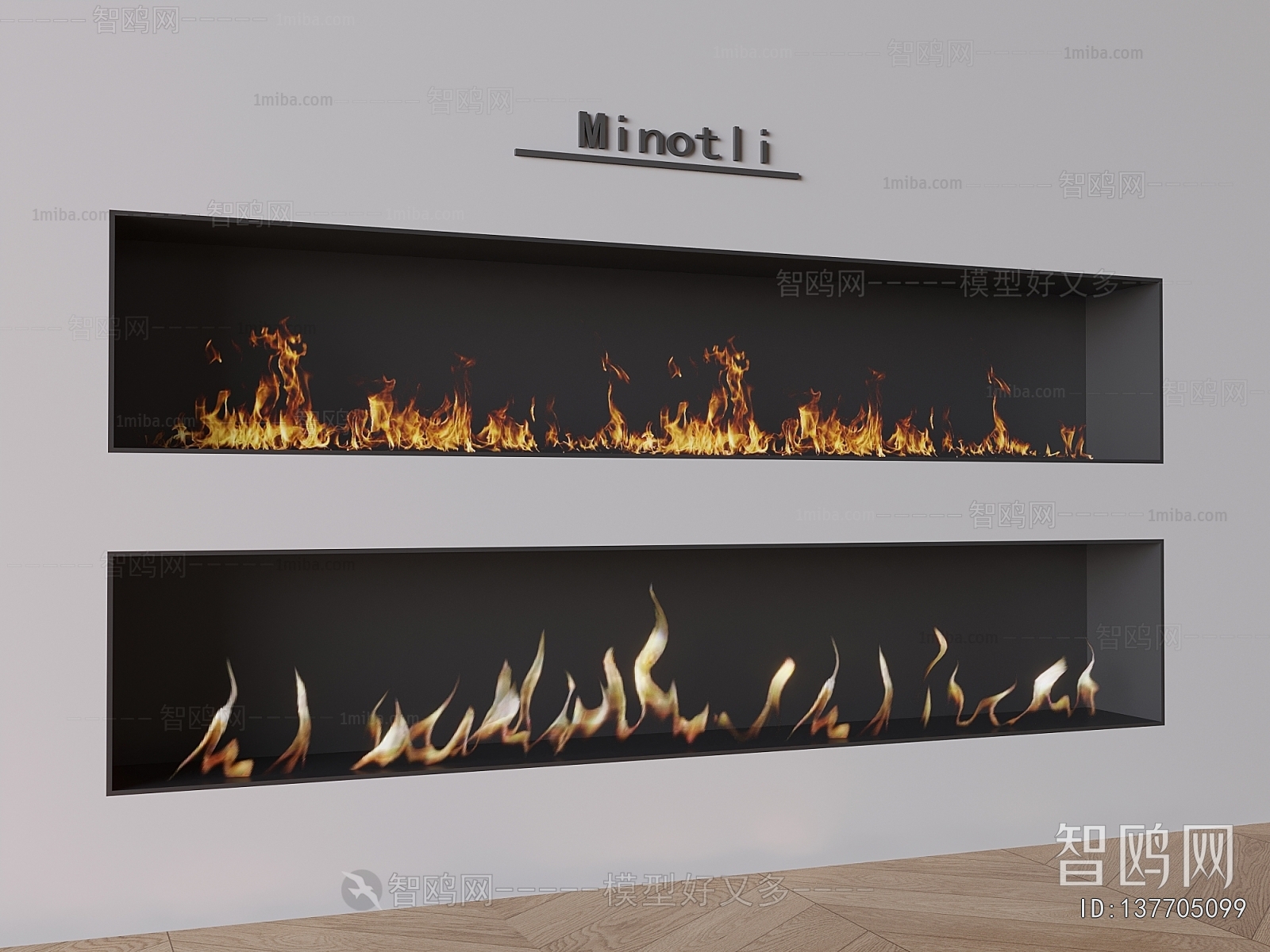 Modern Electronic Fireplace
