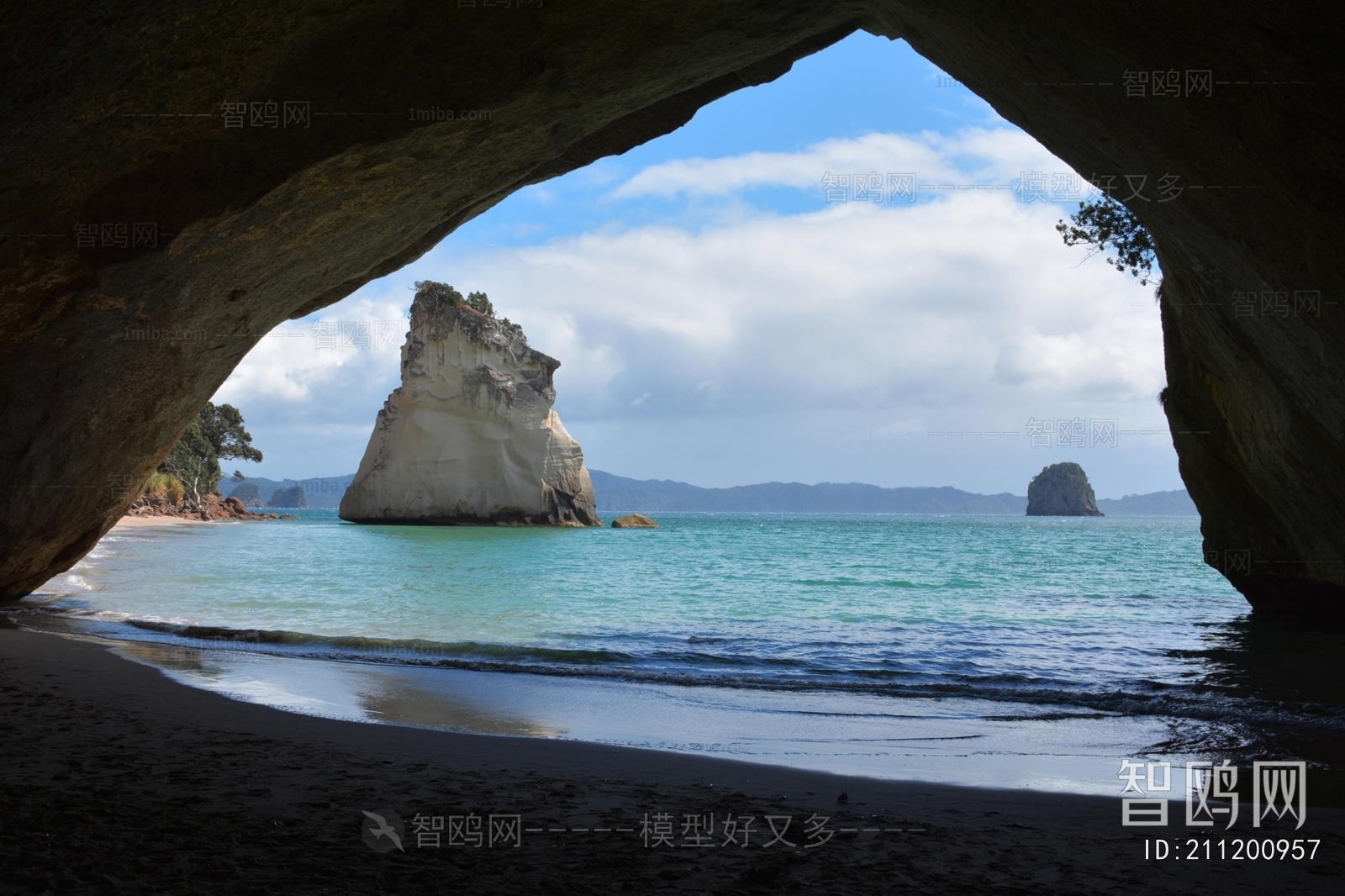 现代海边风景