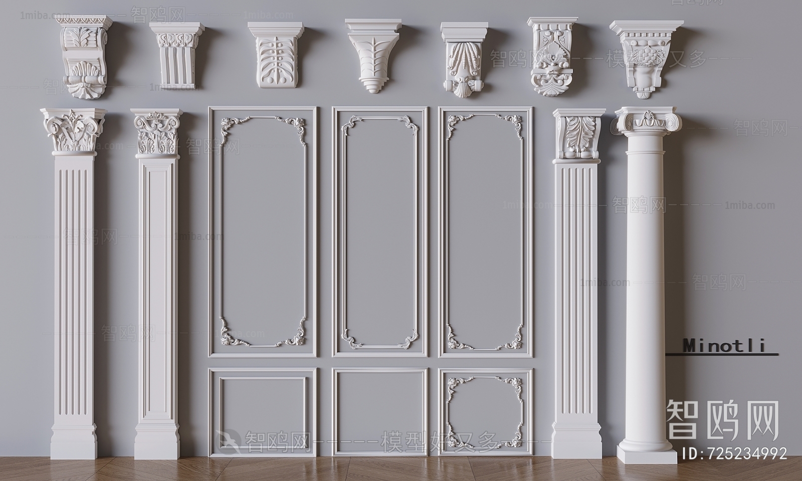 French Style Roman Pillar