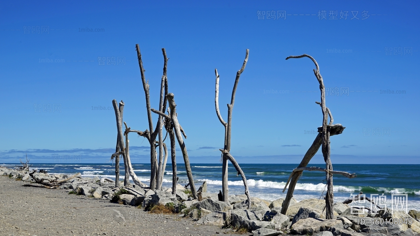 现代海边风景