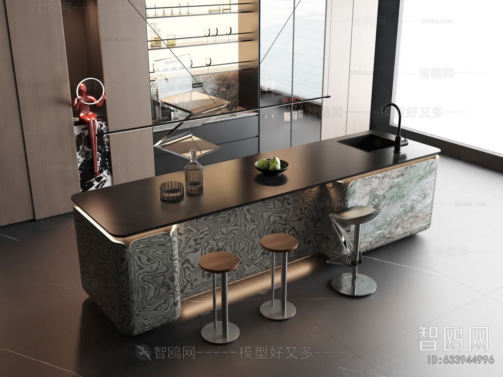 Modern Counter Bar