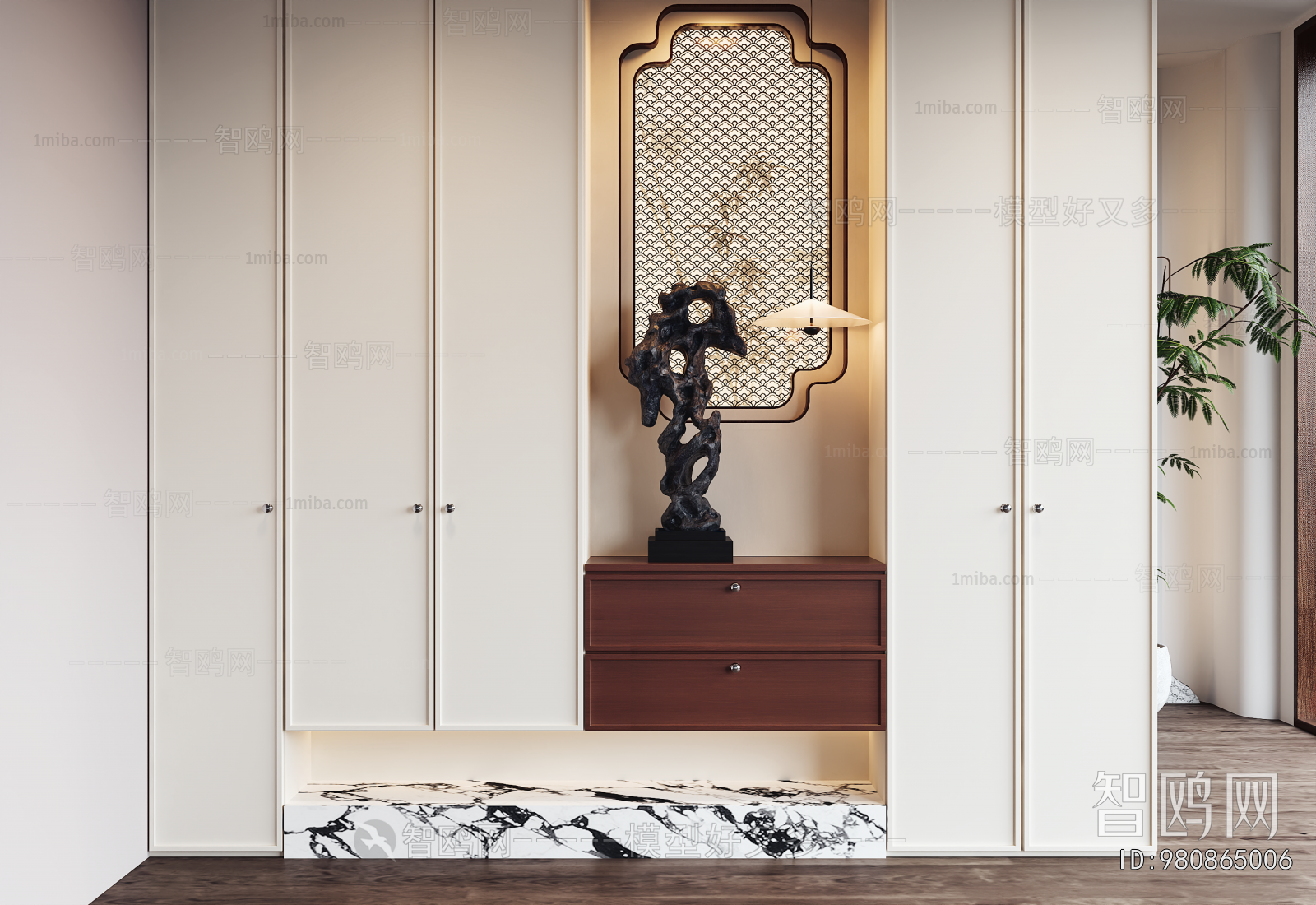 New Chinese Style Hallway