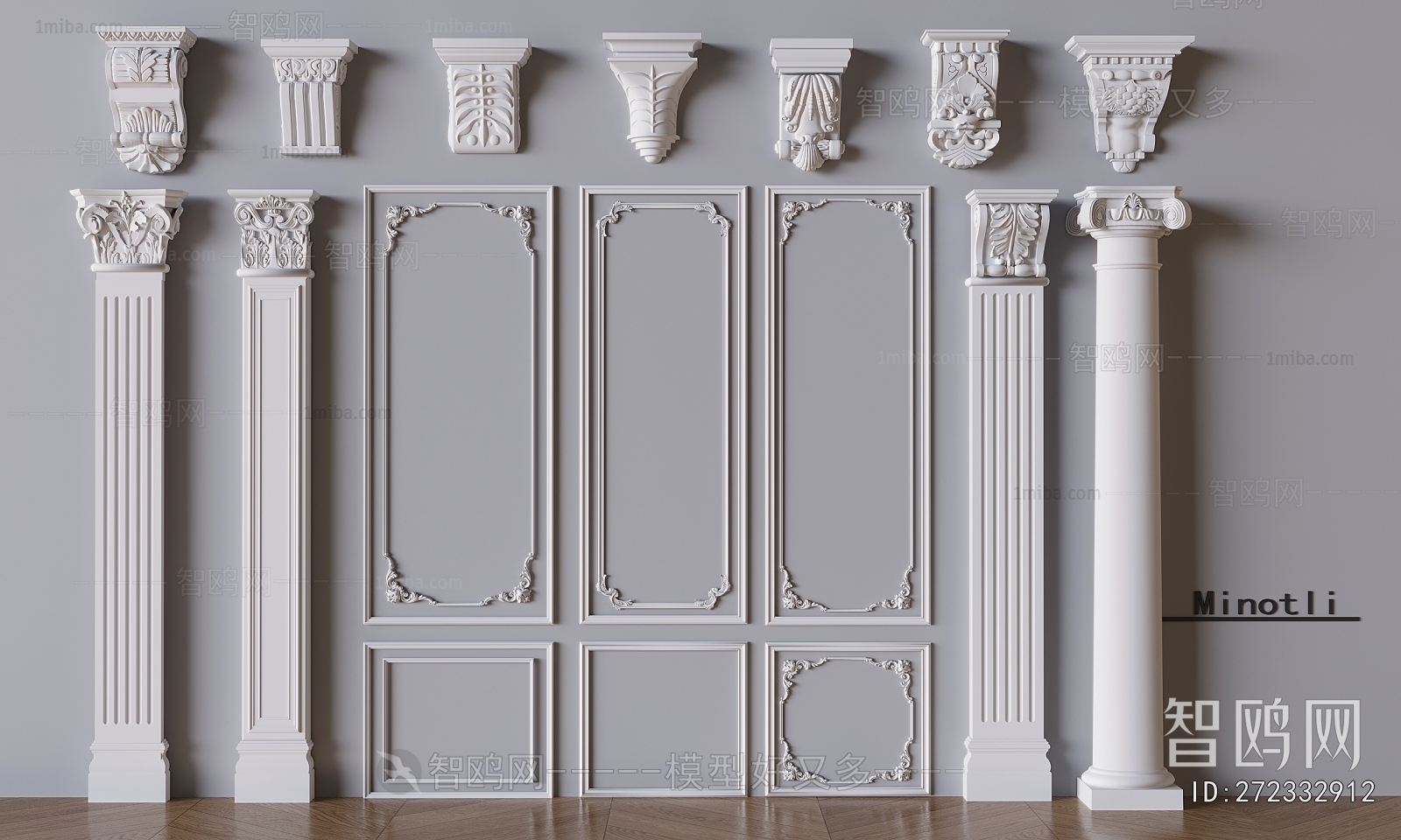 French Style Roman Pillar