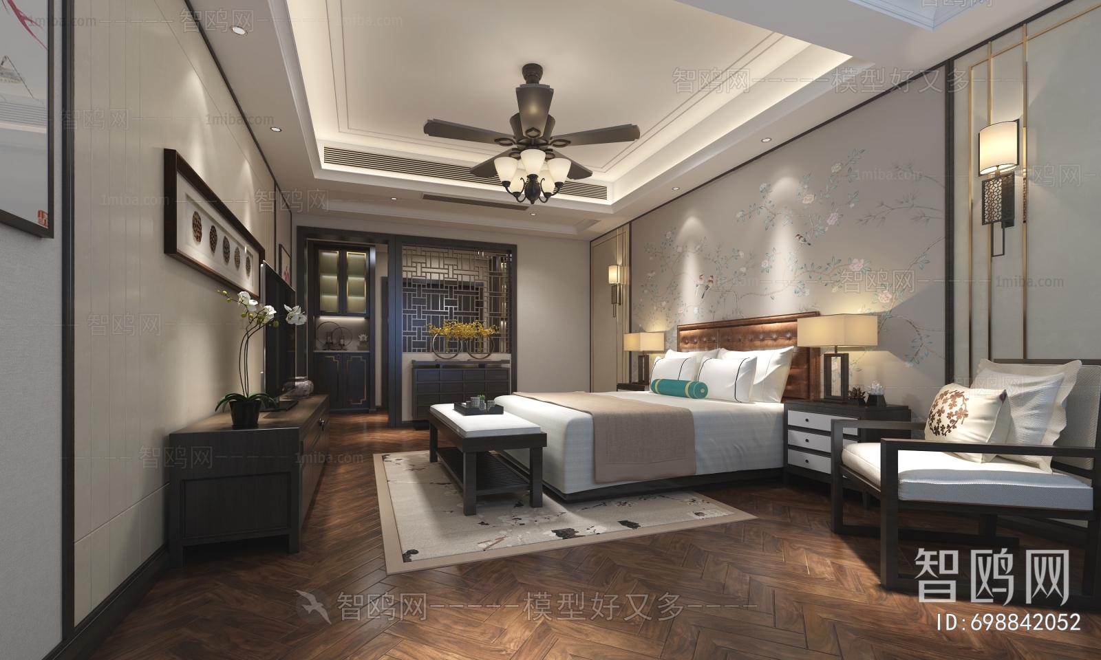 New Chinese Style Guest Room