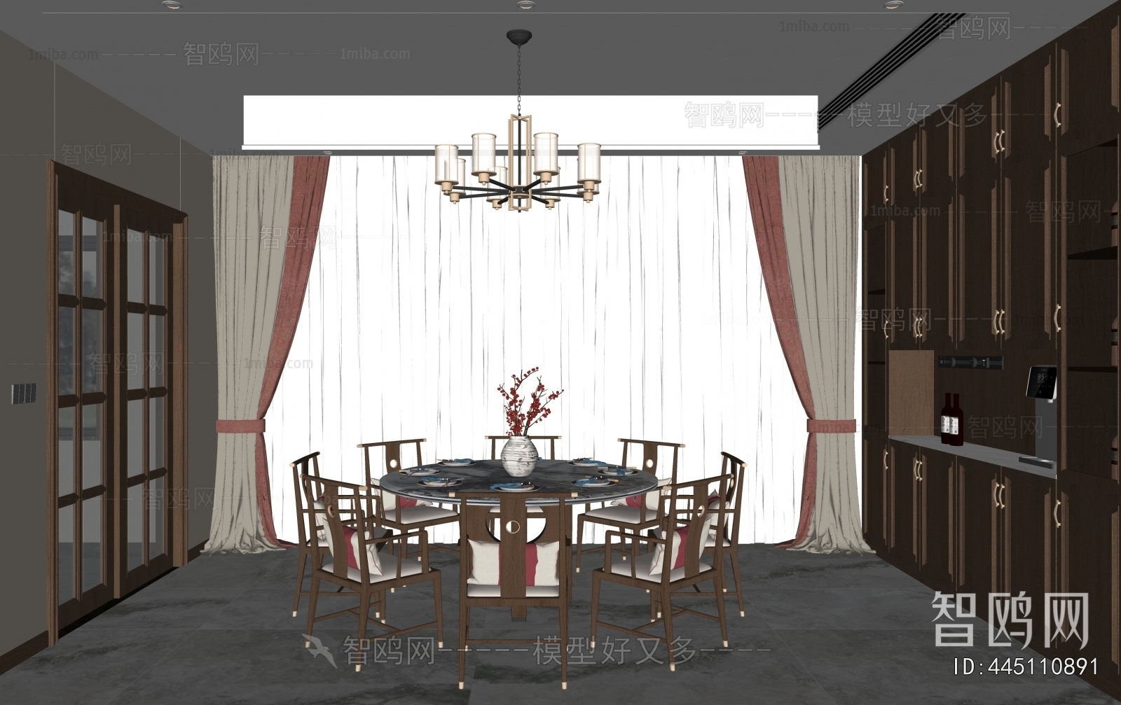 New Chinese Style Dining Room