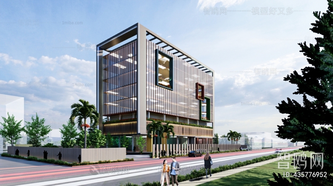 Modern Appearance Of Commercial Building