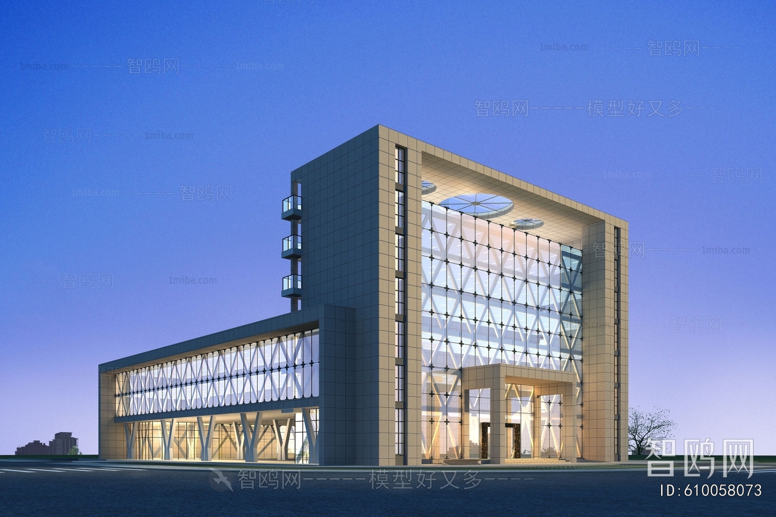 Modern Appearance Of Commercial Building