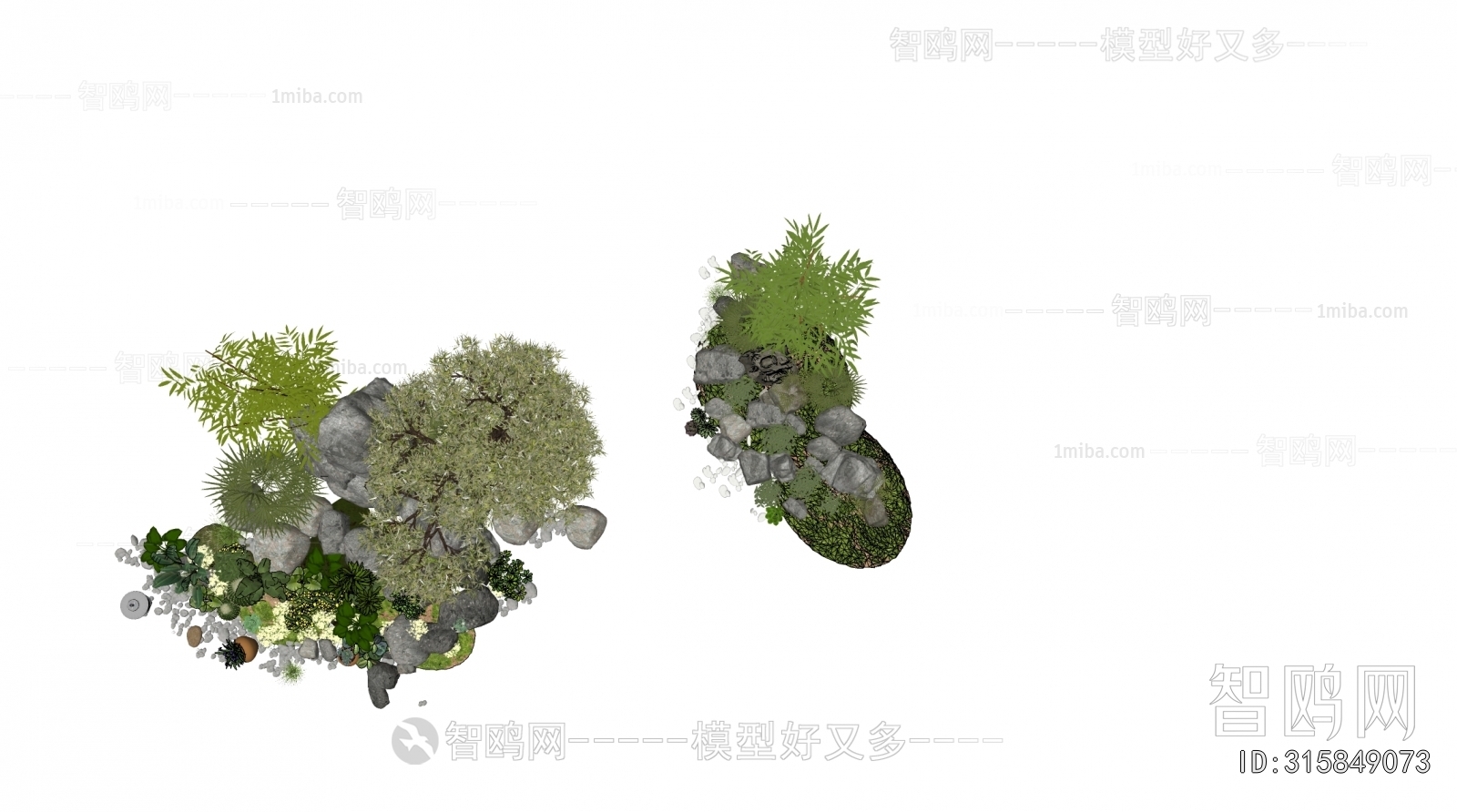 New Chinese Style Rockery Waterscape