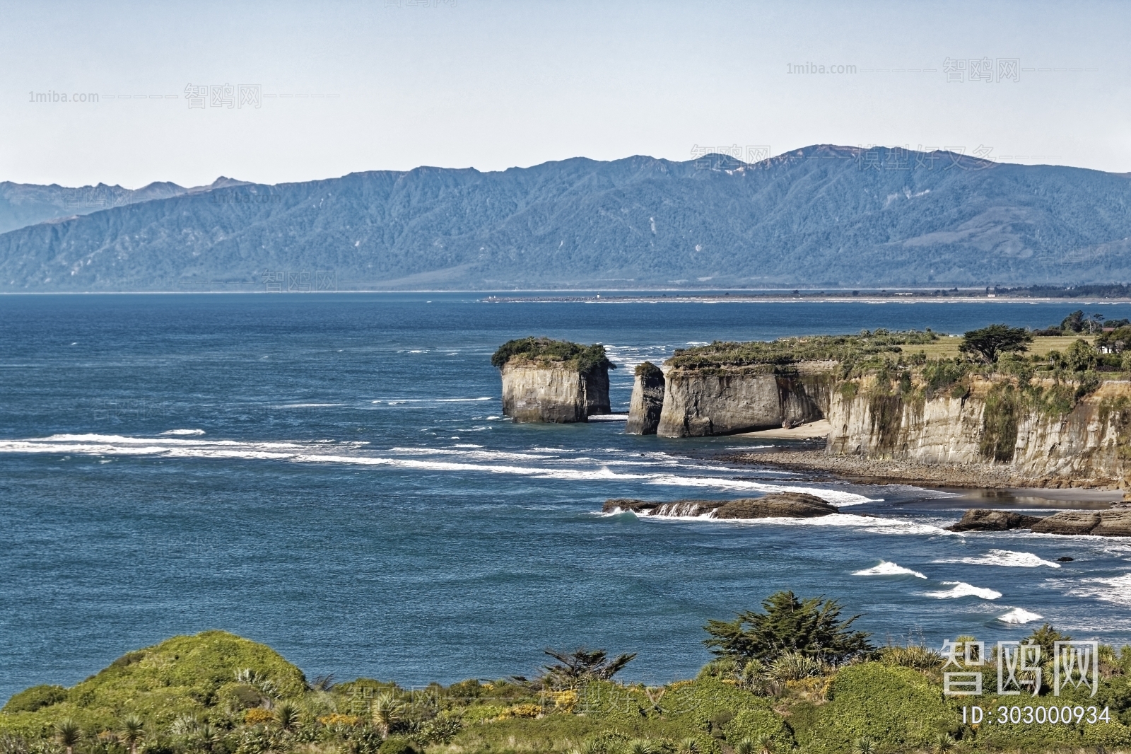 现代海边风景
