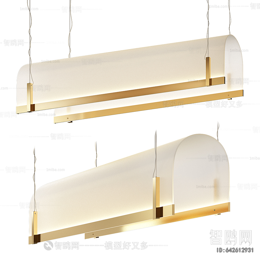 Modern Long Chandelier