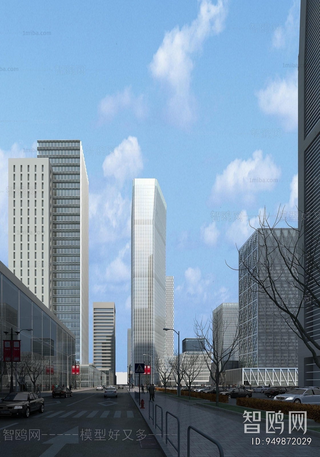 Modern Appearance Of Commercial Building