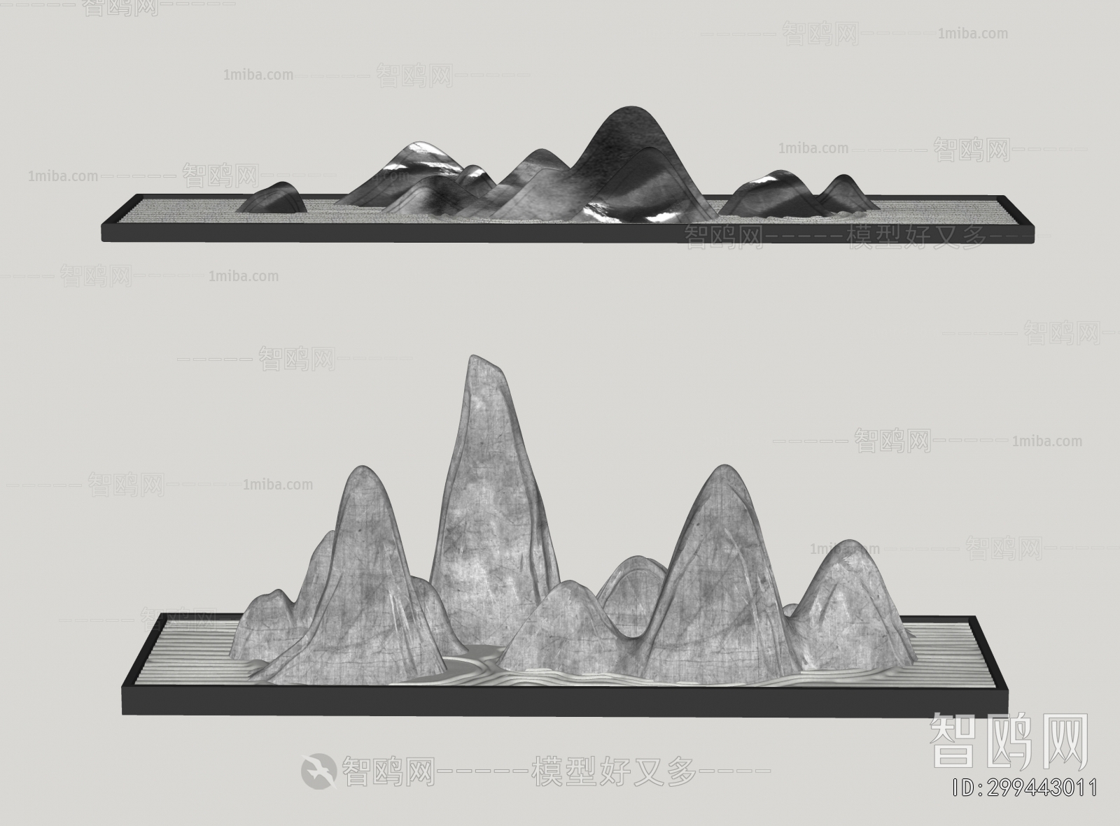 New Chinese Style Rockery Waterscape