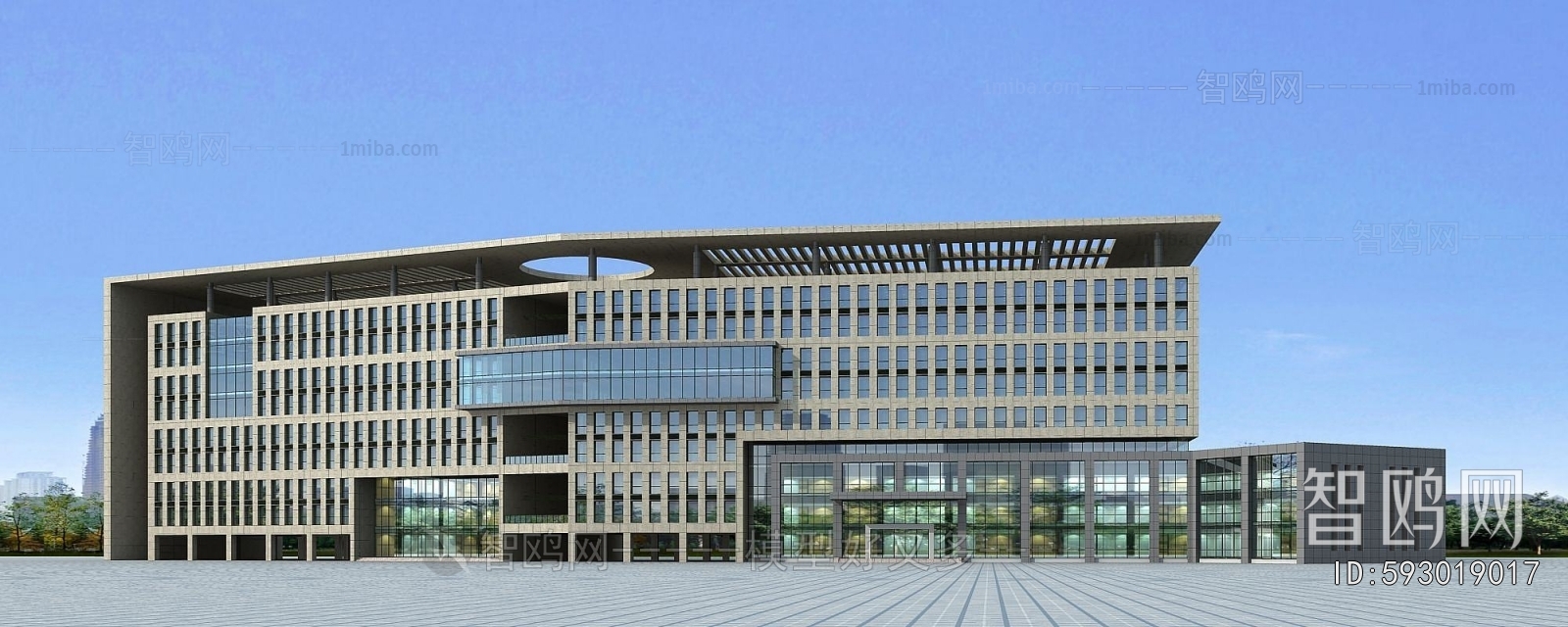 Modern Appearance Of Commercial Building