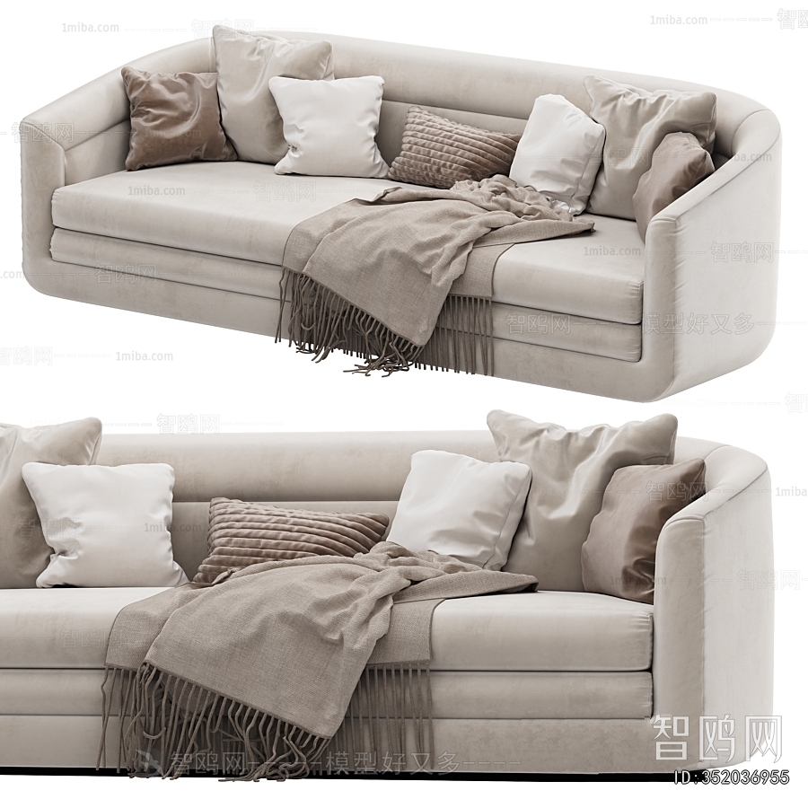 Modern Multi Person Sofa