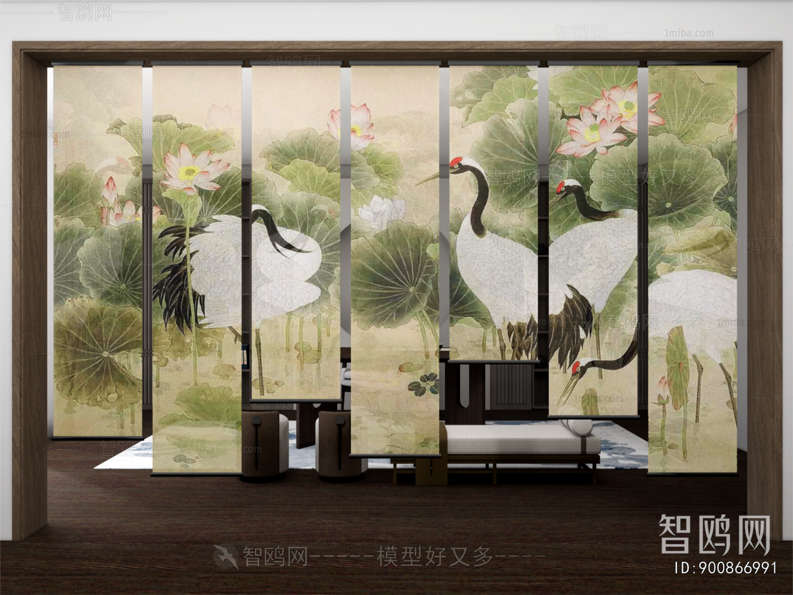 New Chinese Style Door Curtain