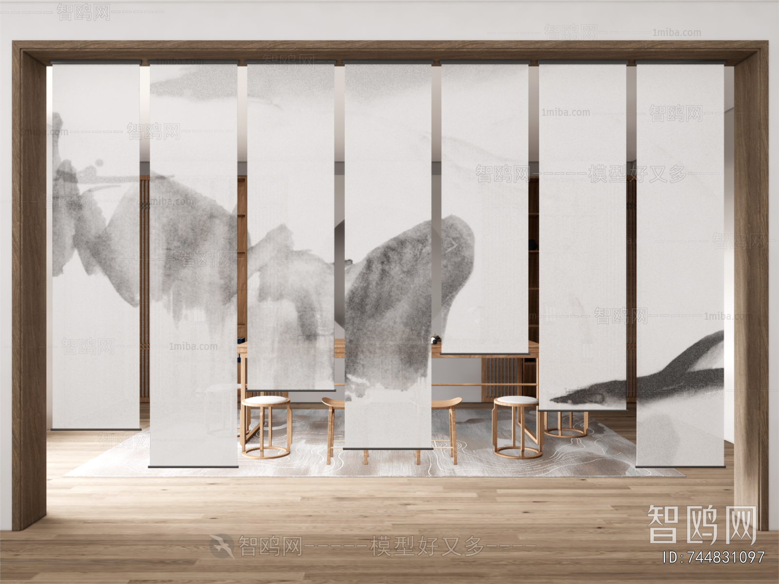 New Chinese Style Door Curtain