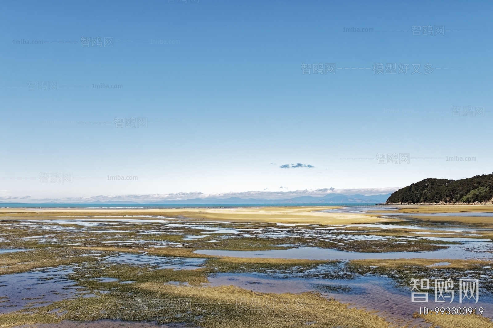 现代湖泊森林风景