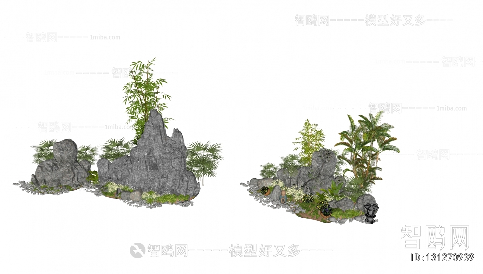 New Chinese Style Rockery Waterscape