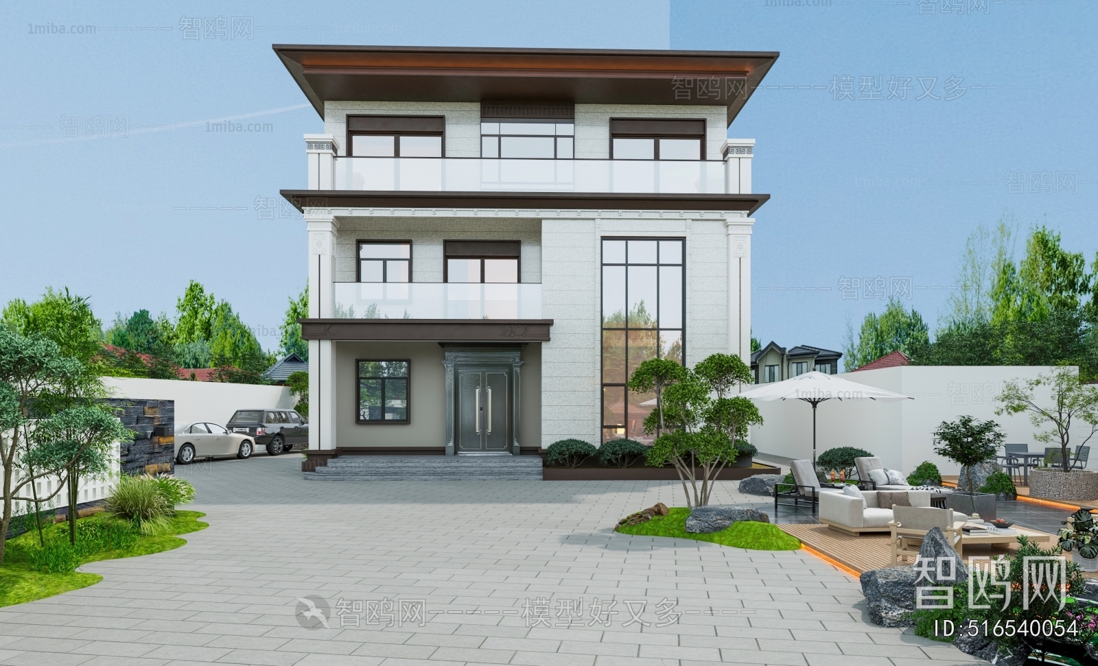 New Chinese Style Detached Villa