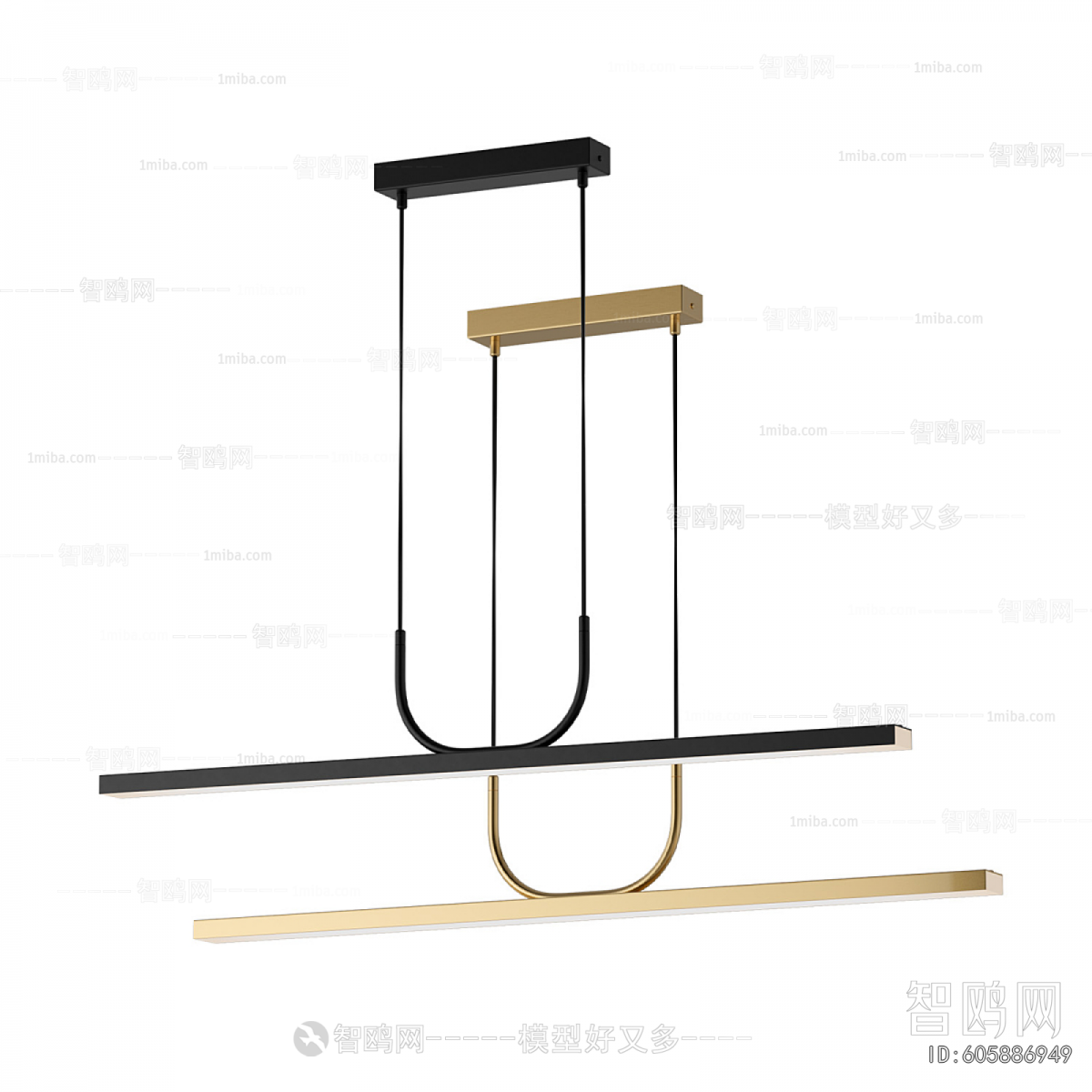 Modern Long Chandelier