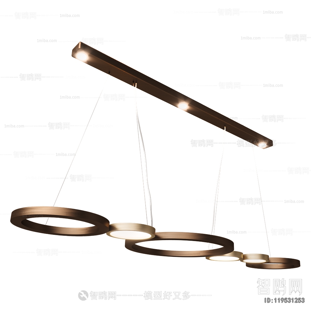 Modern Long Chandelier