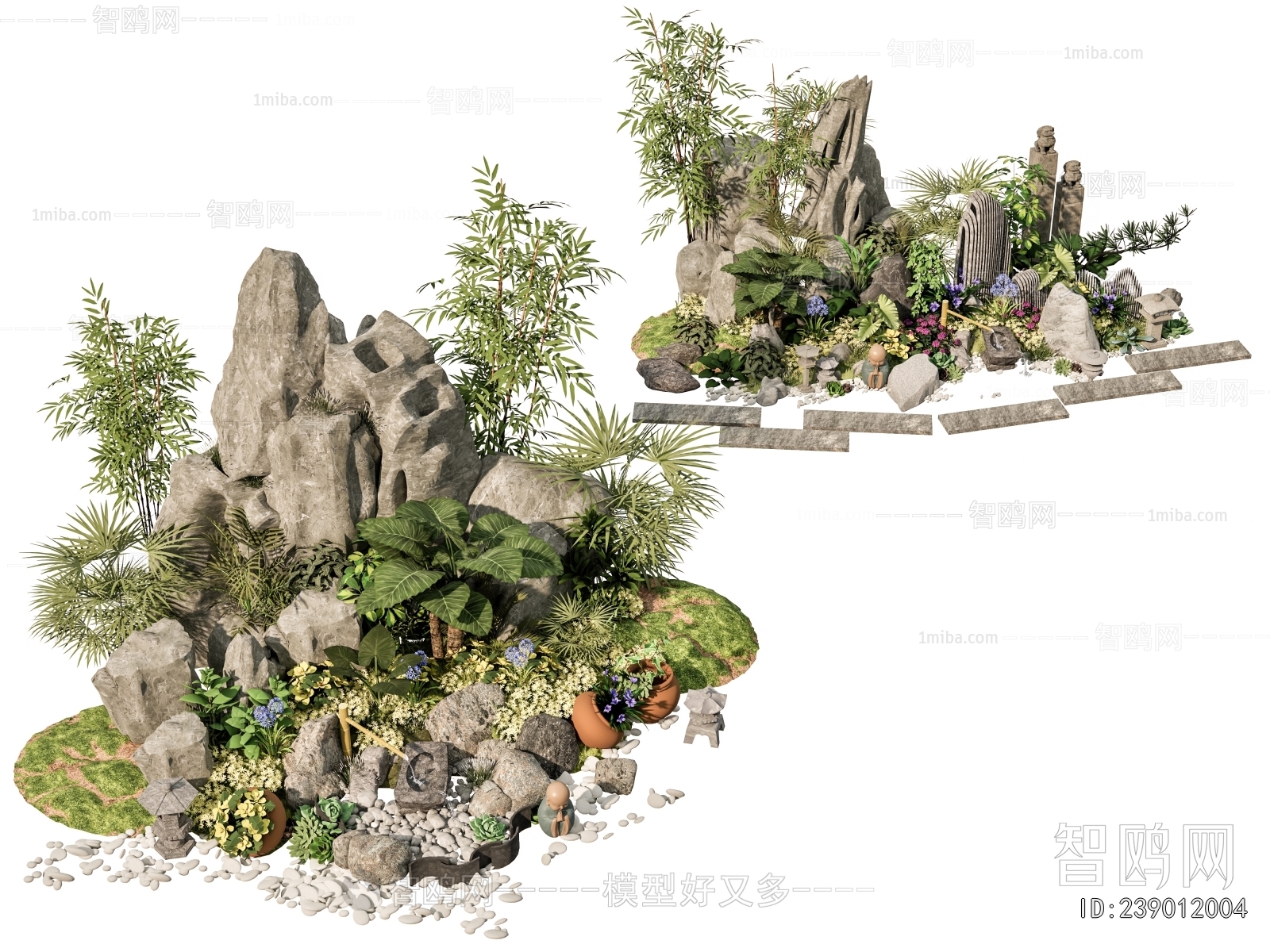 Modern Rockery Waterscape