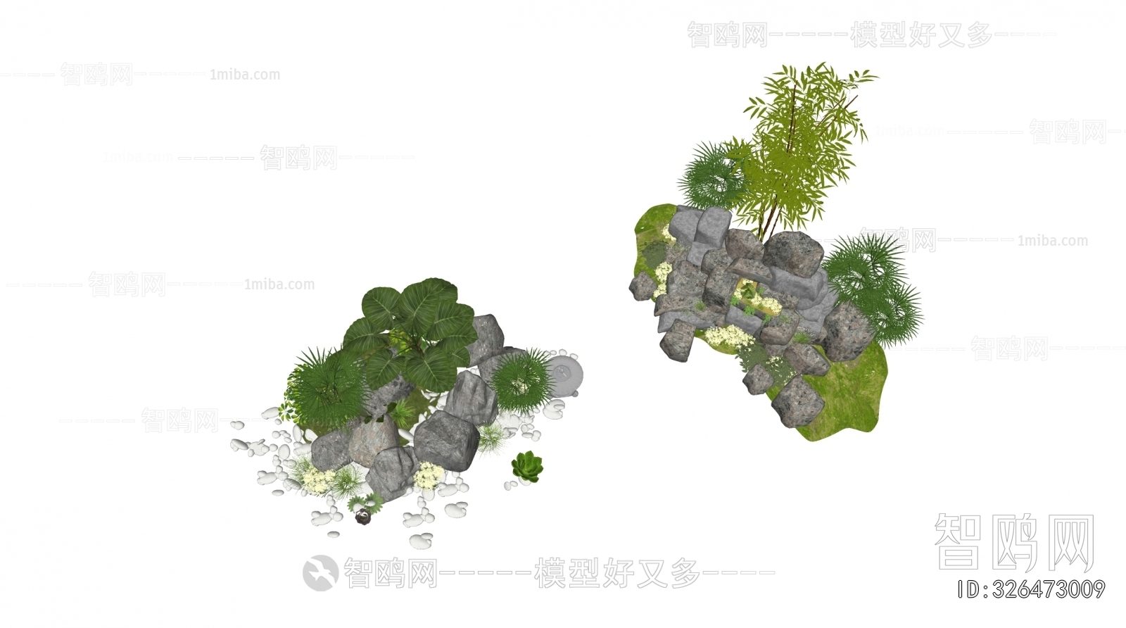 New Chinese Style Rockery Waterscape